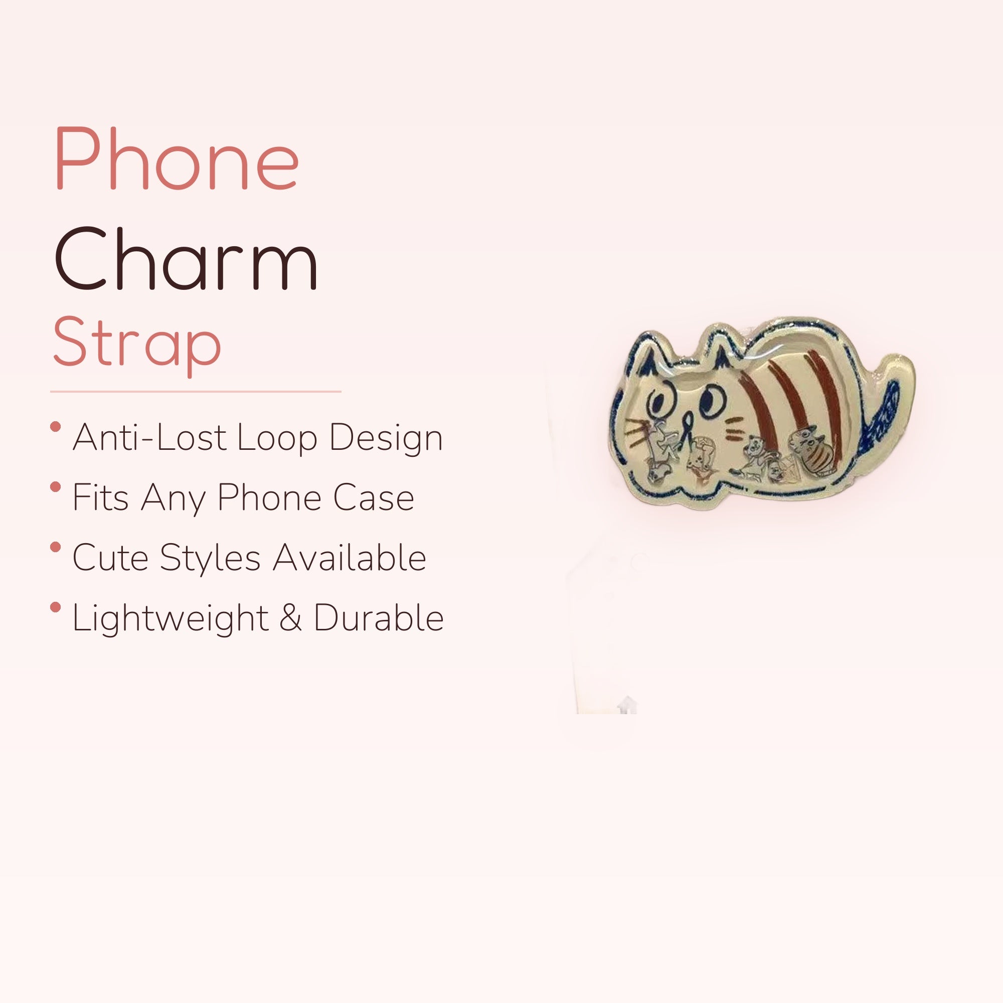Kawaii Cat Family Phone Grip | Cute Cartoon Animal Pop Socket Stand