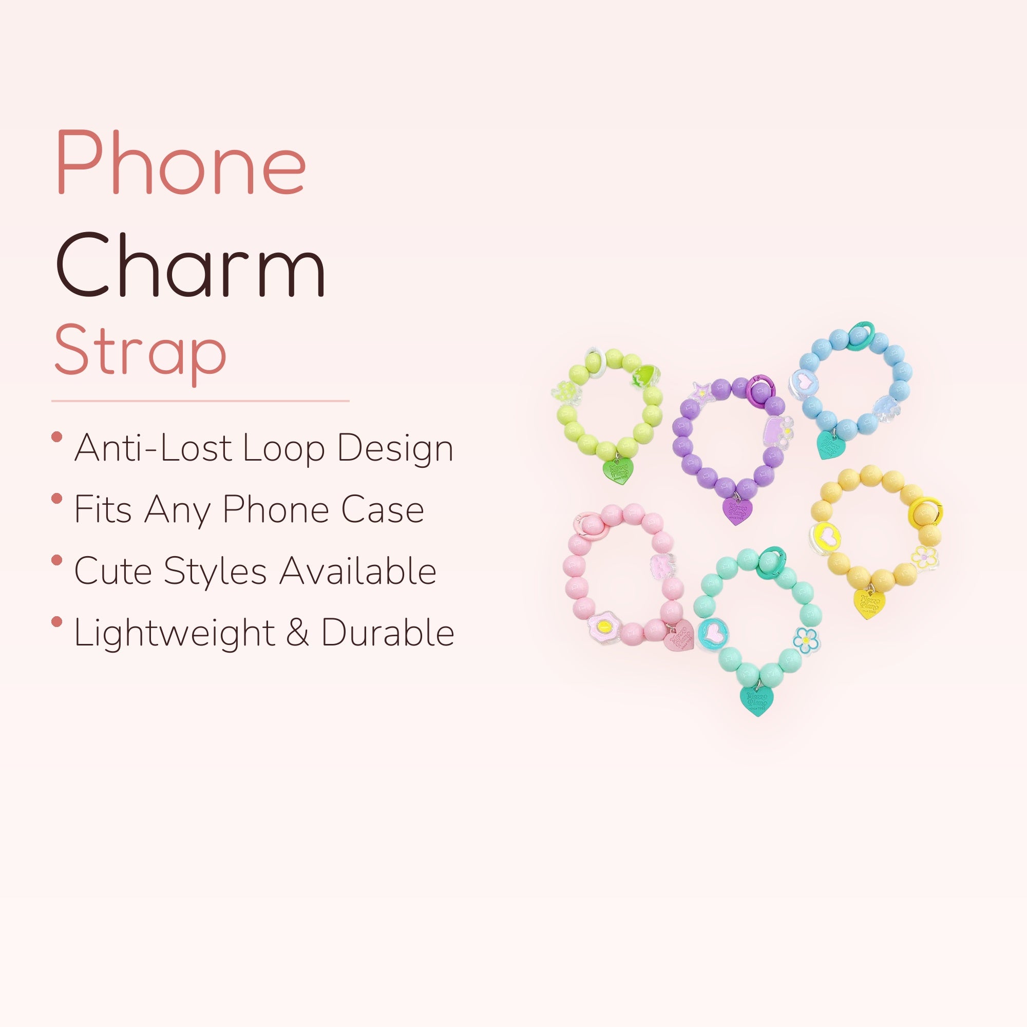 /Set Little Princess Crown, Butterfly, Unicorn, Heart | SIMPLYBUBBI Phone Charm