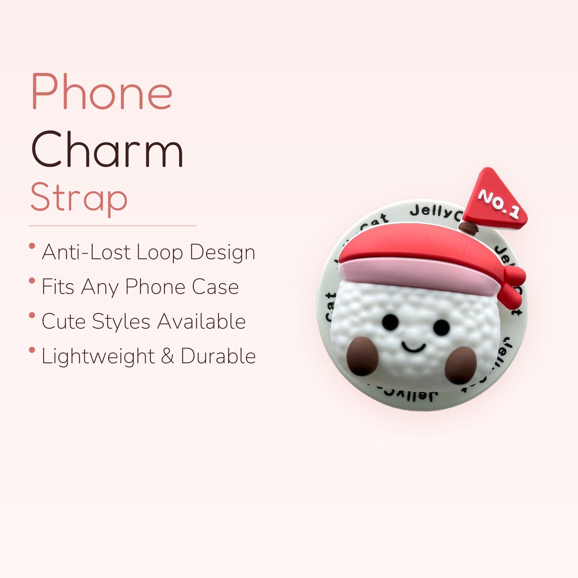 Kawaii Rice Ball Phone Grip | Cute Sushi Pop Socket Stand