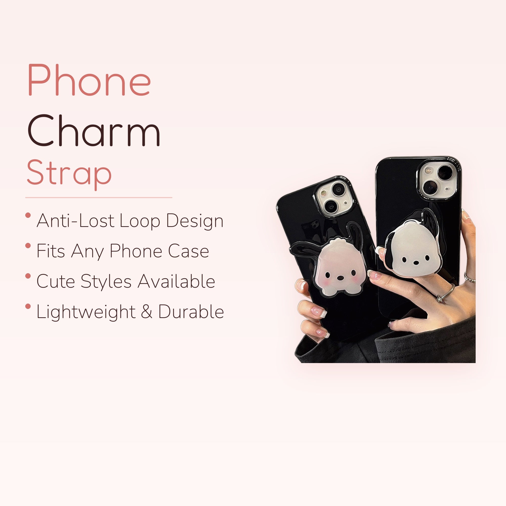 Kawaii Puppy Phone Grip Stand | Cute Cartoon Pop Socket Holder