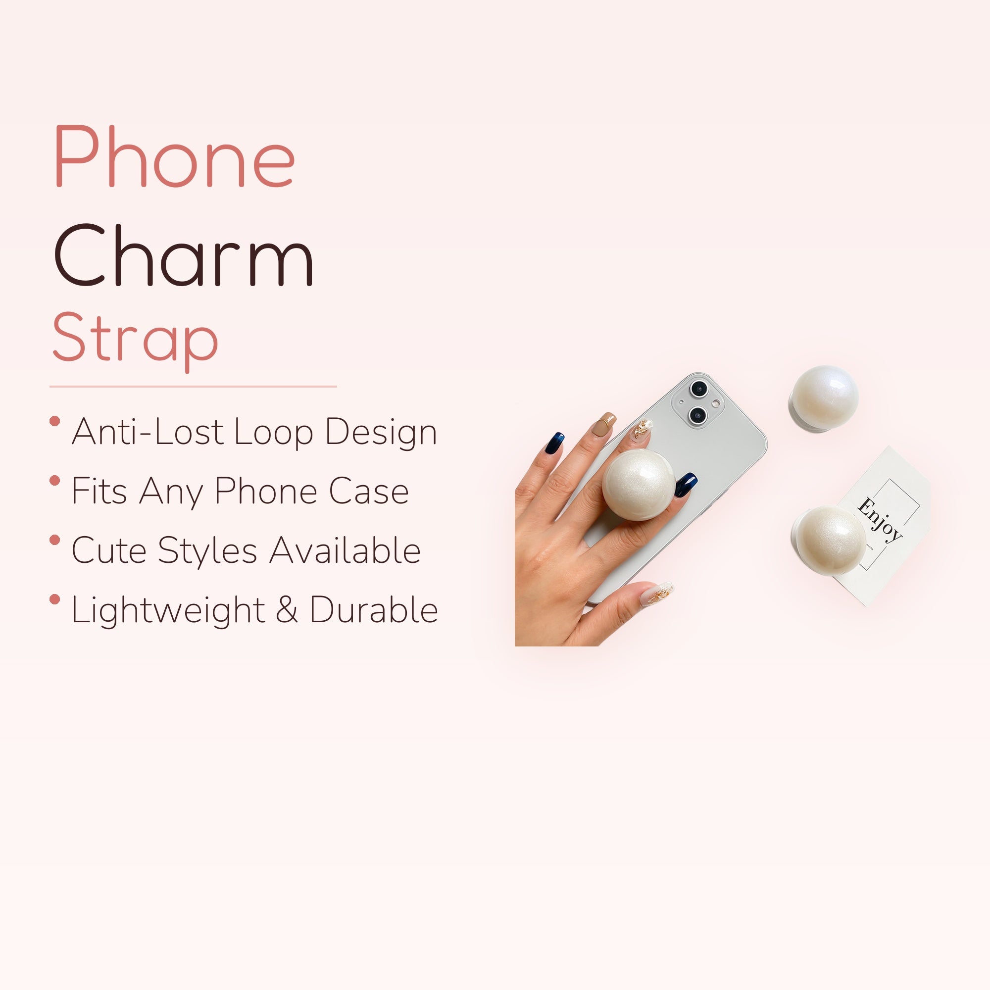 glitter phone holder - United Kingdom | SIMPLYBUBBI Phone Charm
