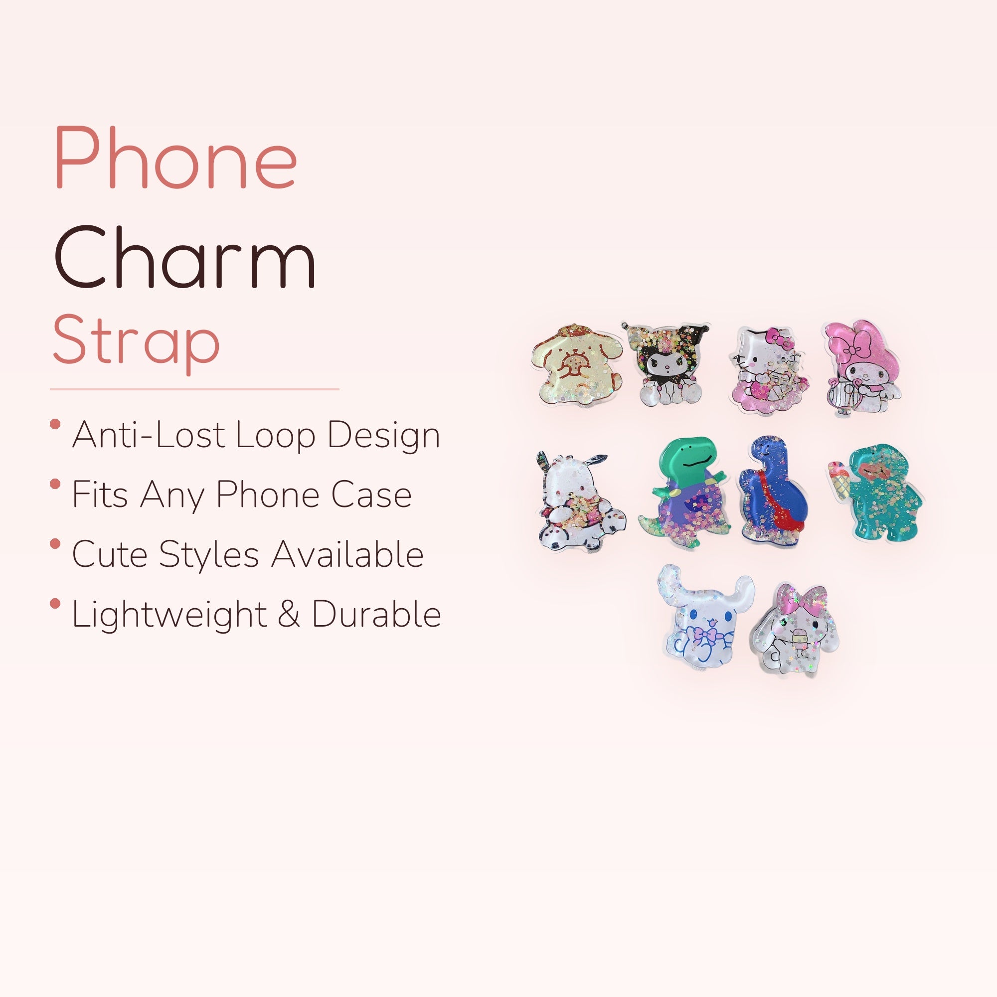 Arctic — Kawaii Penguin Beaded Phone Charm Wrist Strap