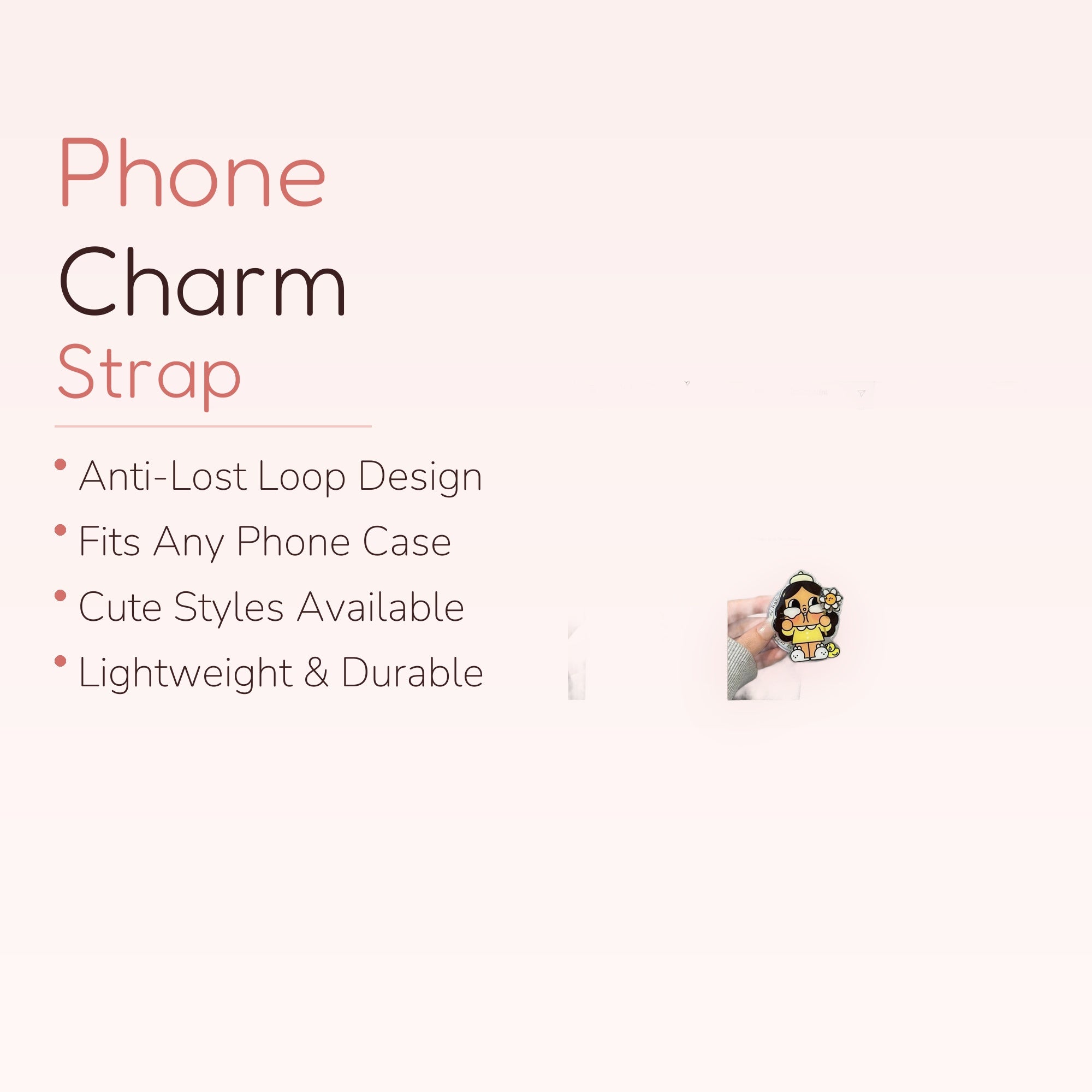 Kawaii Crying Anime Girl Phone Grip Collection | Cute Pop Socket Stand for Phones