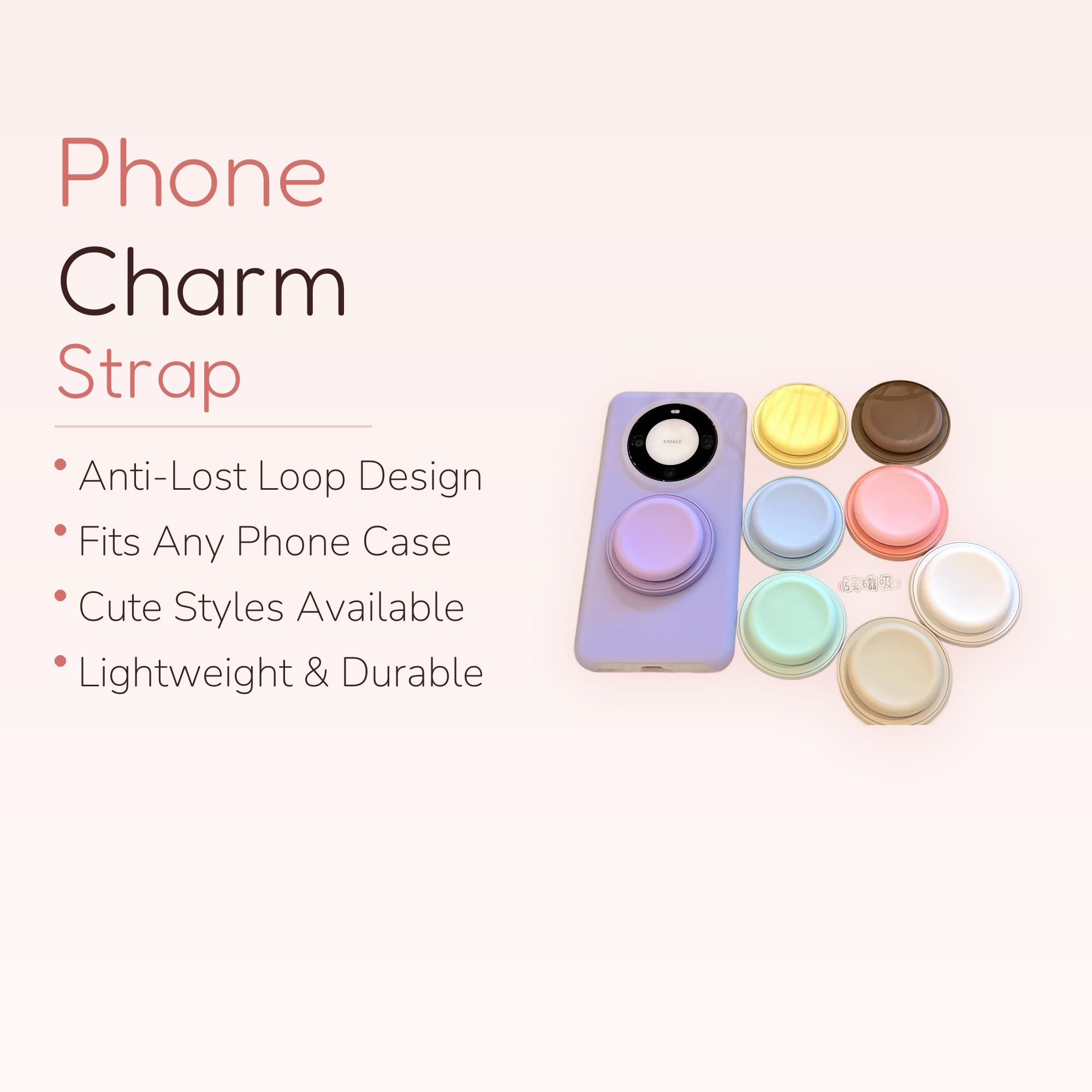 Pastel Silicone Magnetic Phone Grip | Kawaii Pop Socket Stand