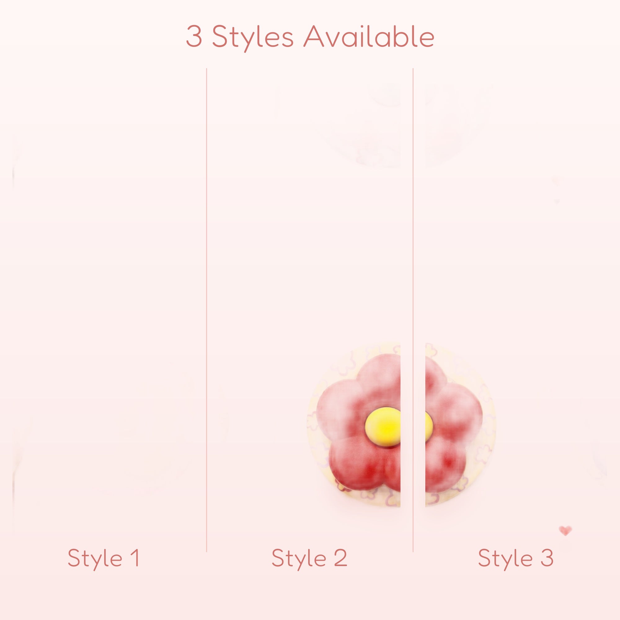 Cute Flower Phone Grip | Kawaii Pastel Silicone Pop Socket Stand