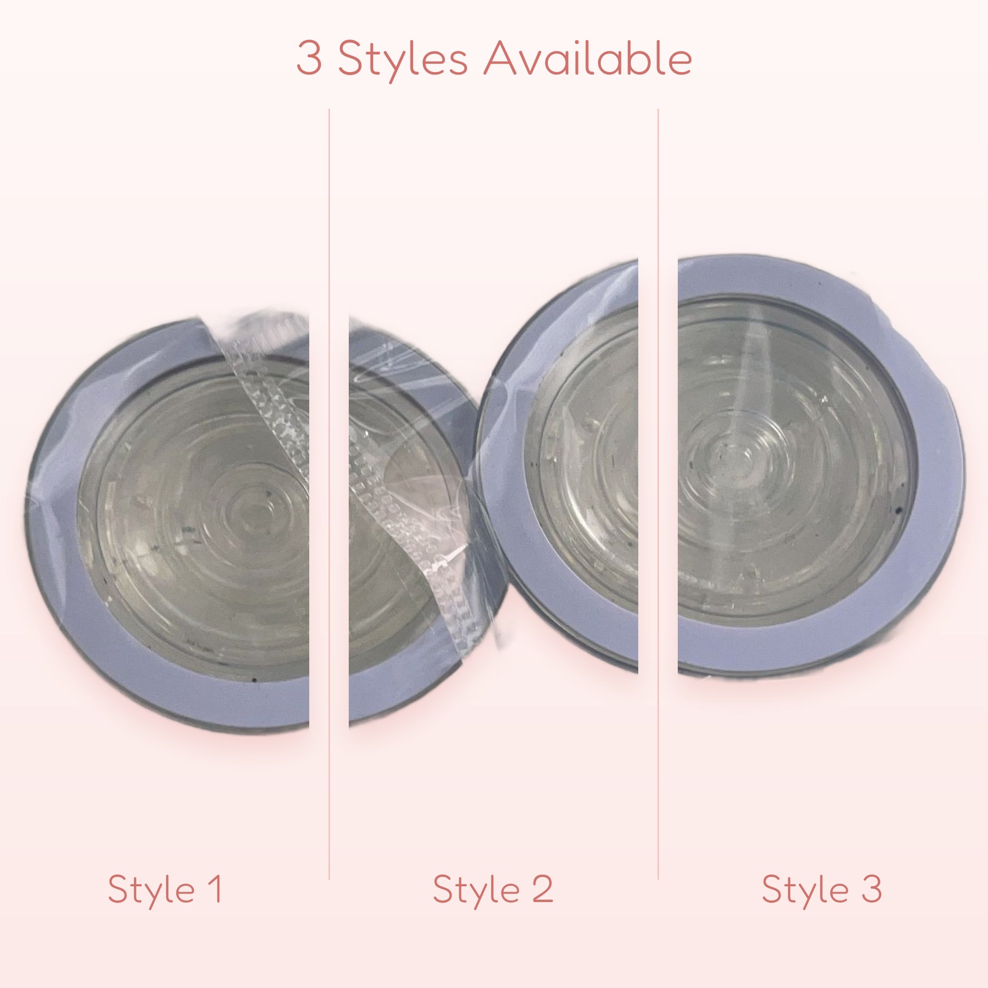 Pastel Purple Round Phone Grip | Clear Acrylic Pop Socket Stand