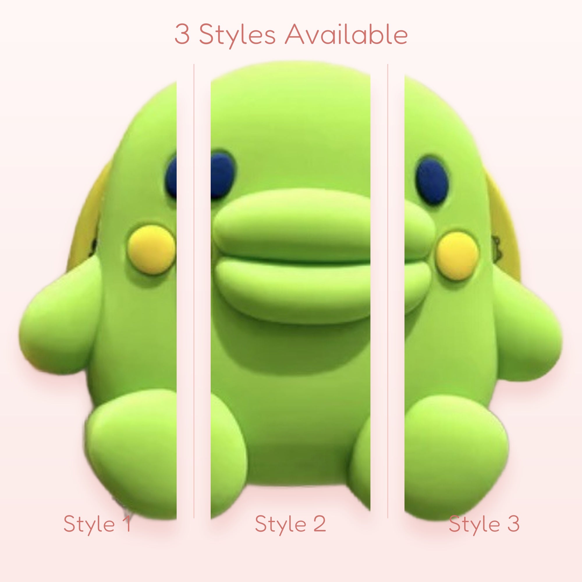 Cute Green Duck Phone Grip | Kawaii Pop Socket Stand for Phones