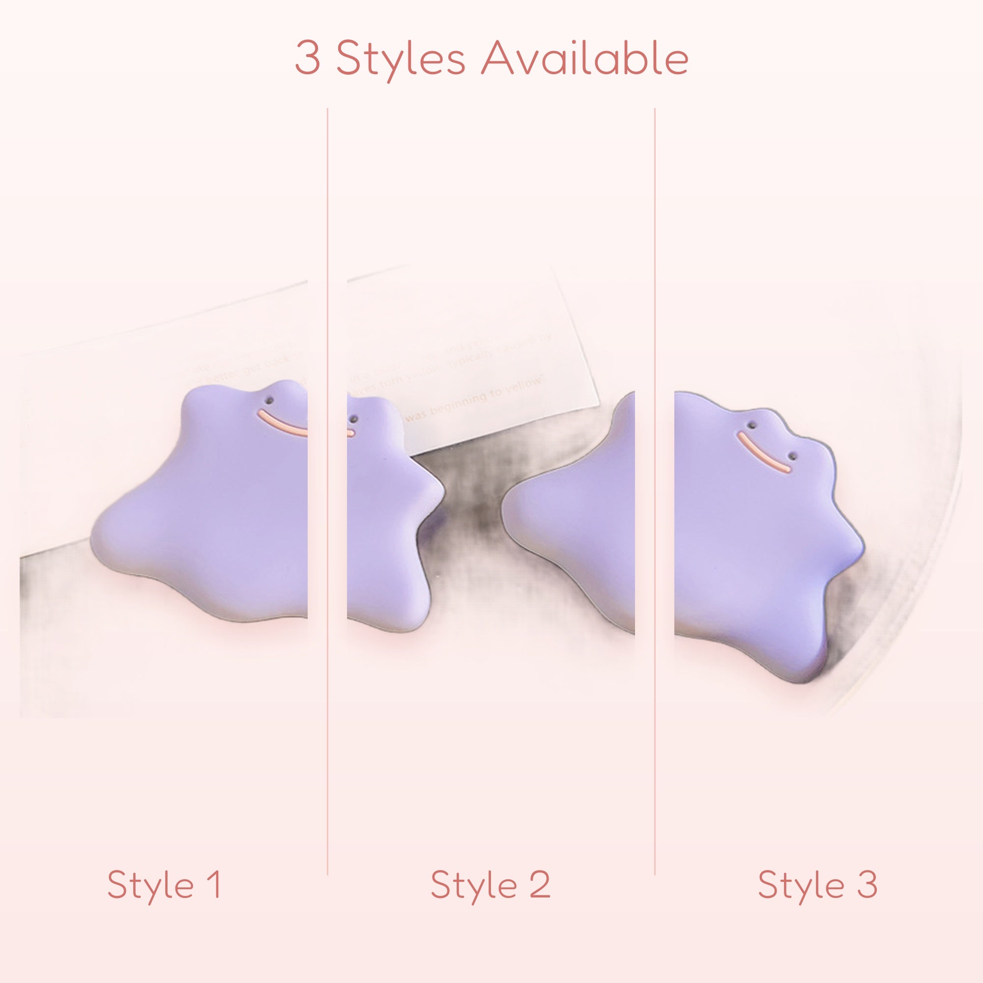 Kawaii Purple Ditto Phone Grip | Cute Pop Socket Stand for Phones