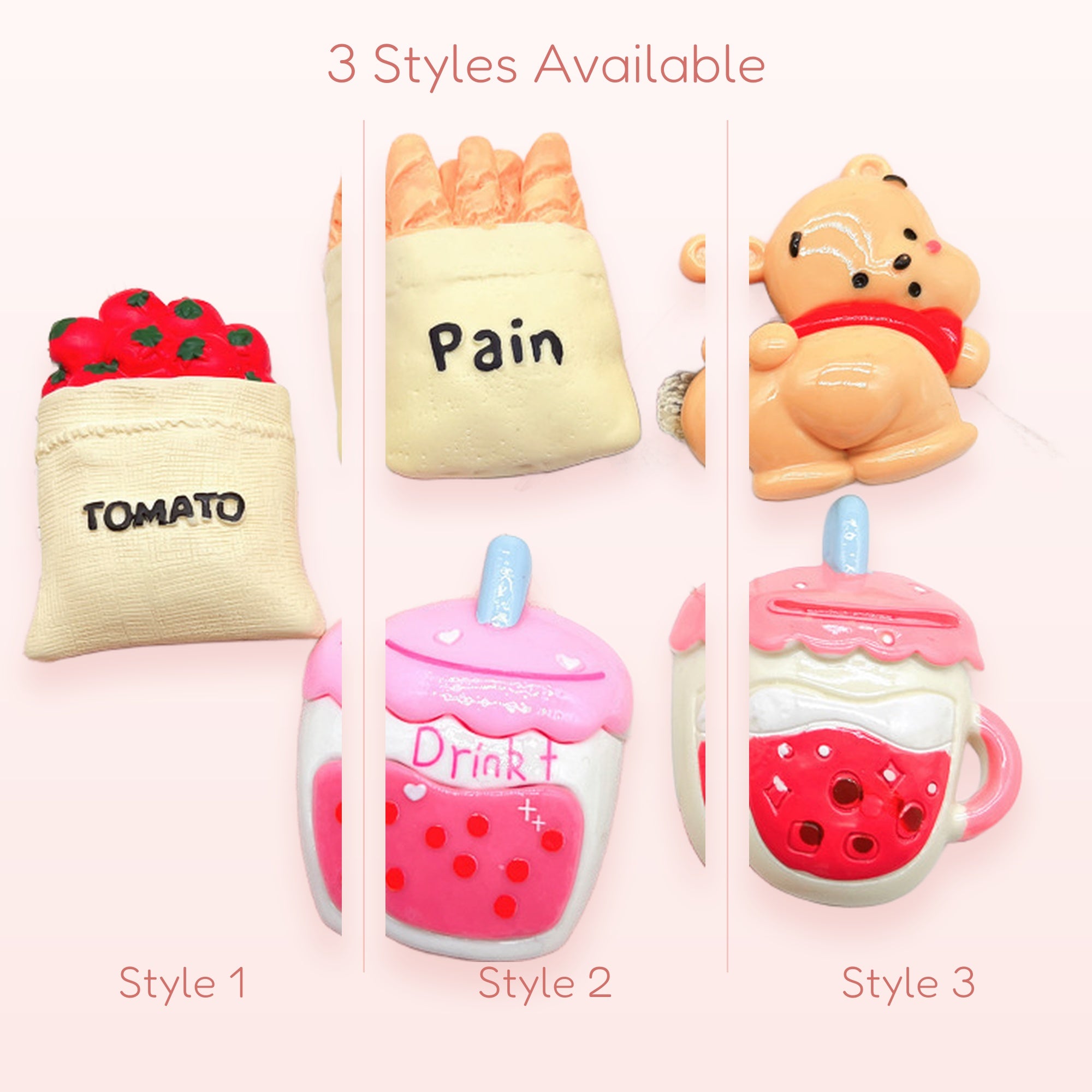 Kawaii Food & Cartoon Character Phone Grips | Cute Resin Pop Socket Stands