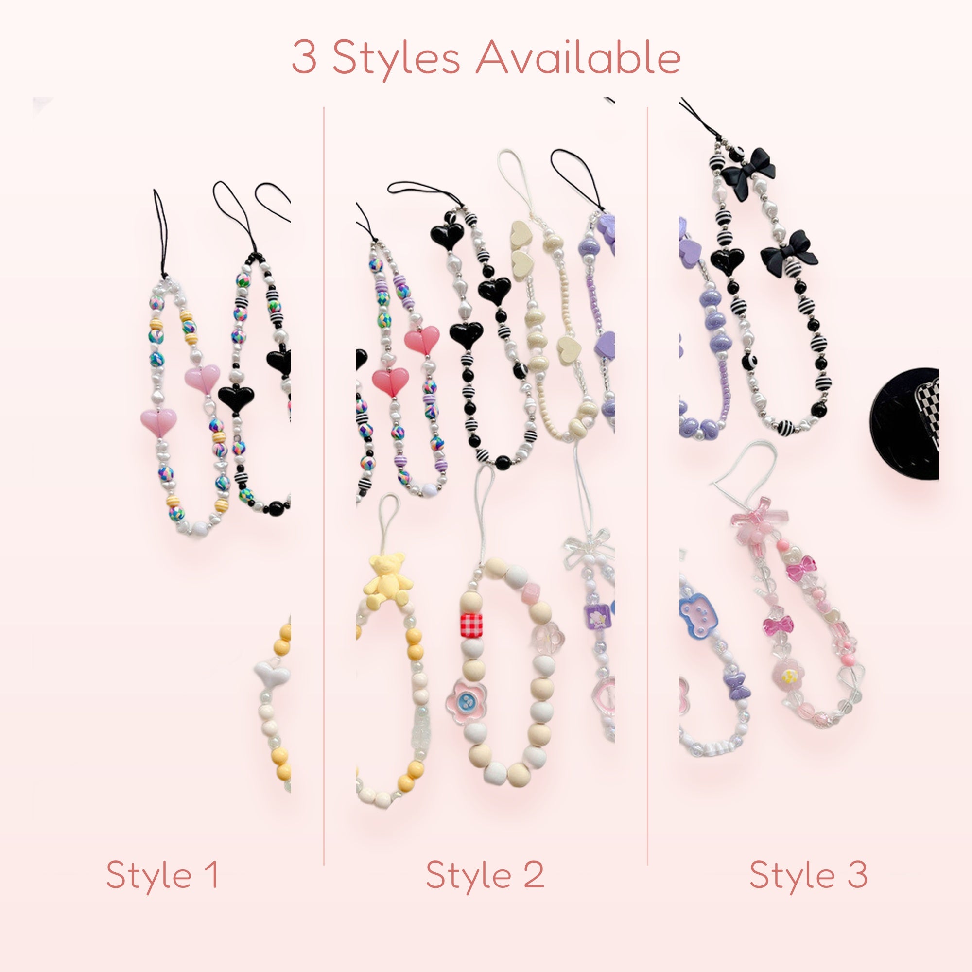6 Beaded Phone Wrist Strap, 6 Style ... - Amazon.ca | SIMPLYBUBBI Phone Charm