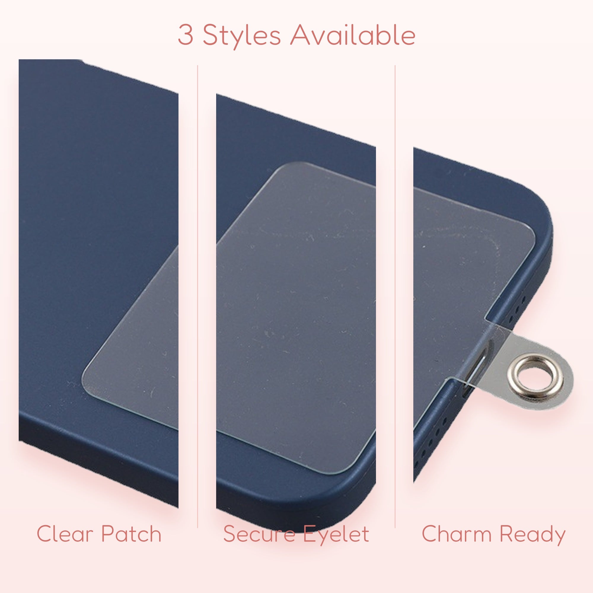 Universal Phone Charm Connector Patch | Lanyard Holder Tab