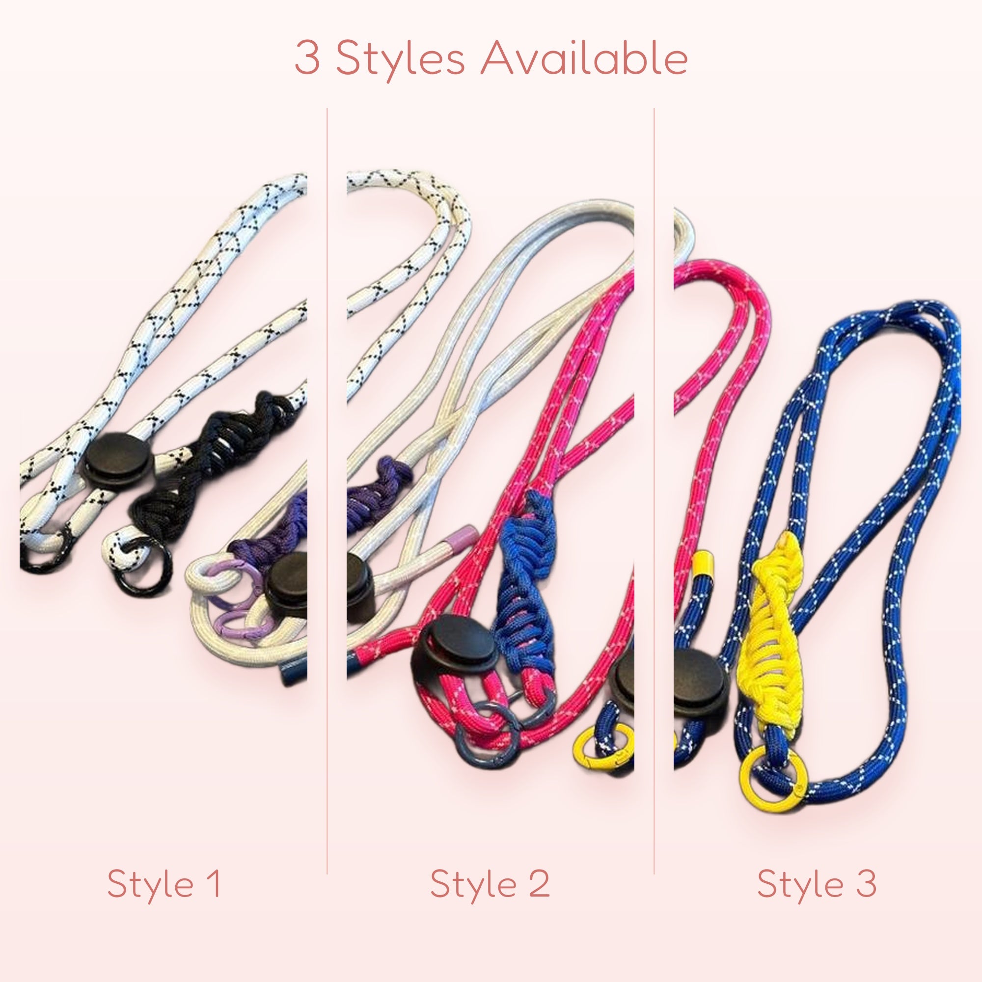SIMPLYBUBBI — Two-Tone Paracord Phone Lanyard | Adjustable Crossbody Strap