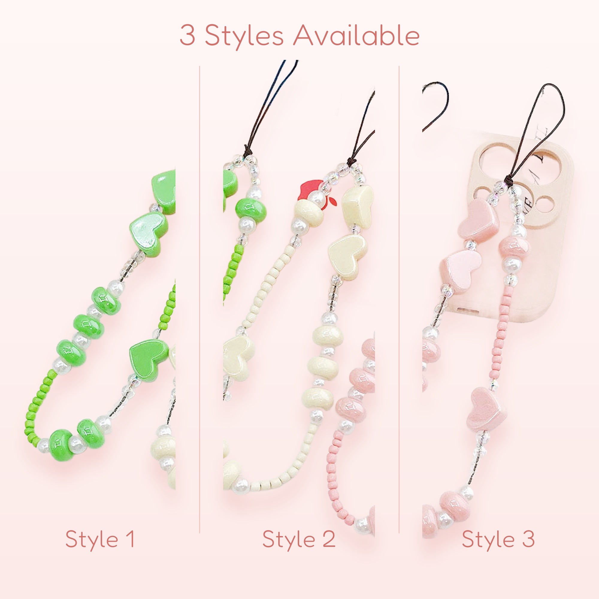 Cell Phone Charms for Women, Fashion Heart Shaped | SIMPLYBUBBI Phone Charm