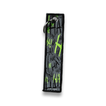 JOK3STER black embroidered keychain on white background