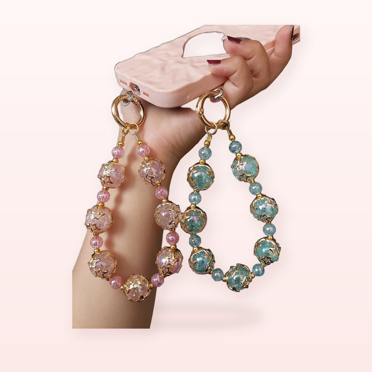 SIMPLYBUBBI Colorful Bead Wrist Strap - Image 1