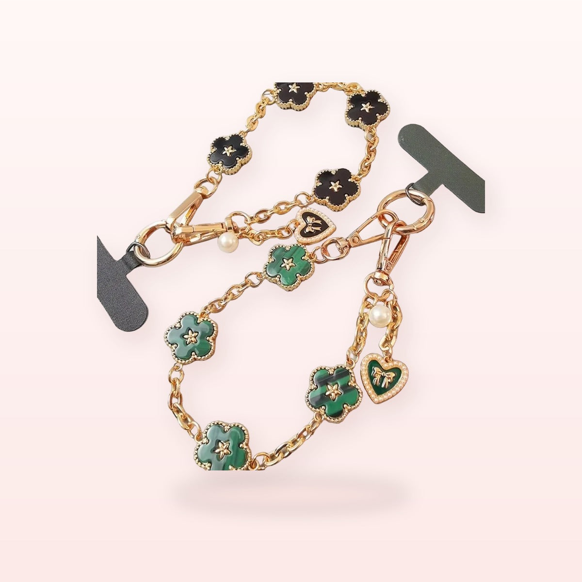 SIMPLYBUBBI Clover Flower Gold Chain Strap - Image 1