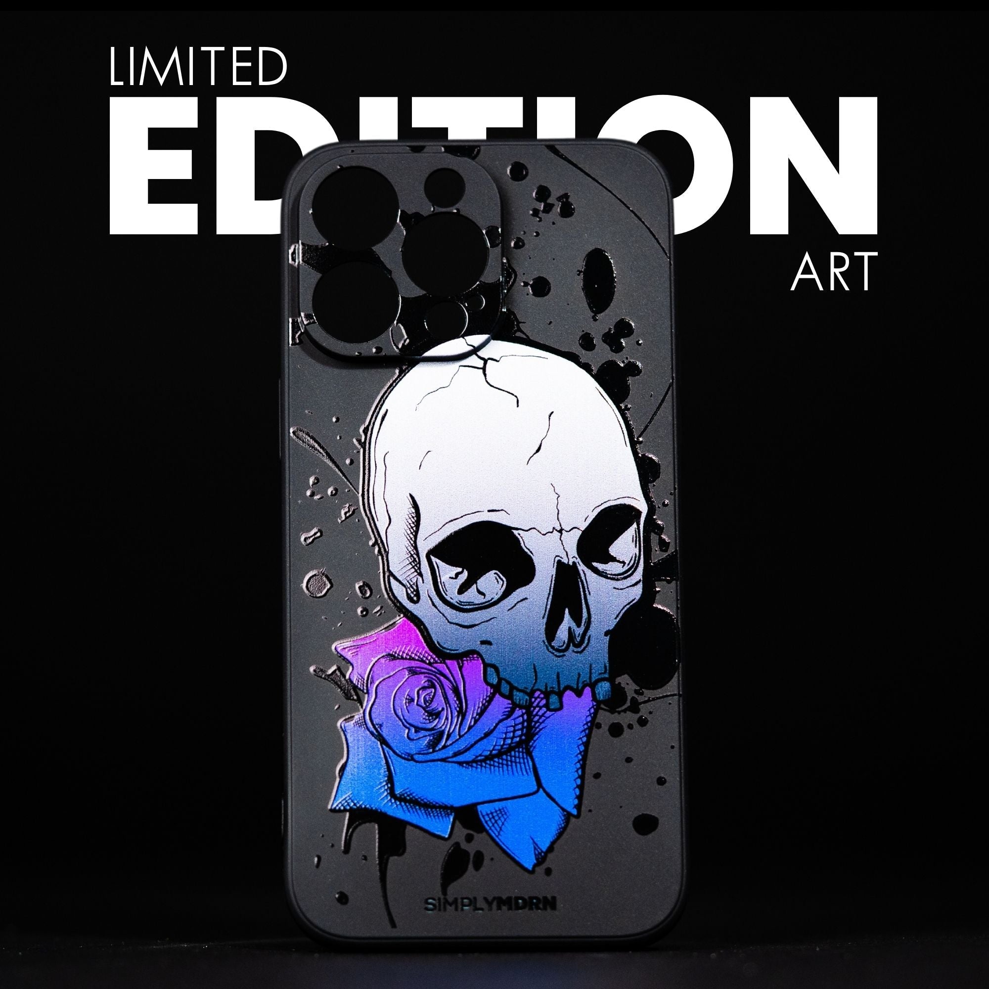 skulls & petals Slim iPhone case