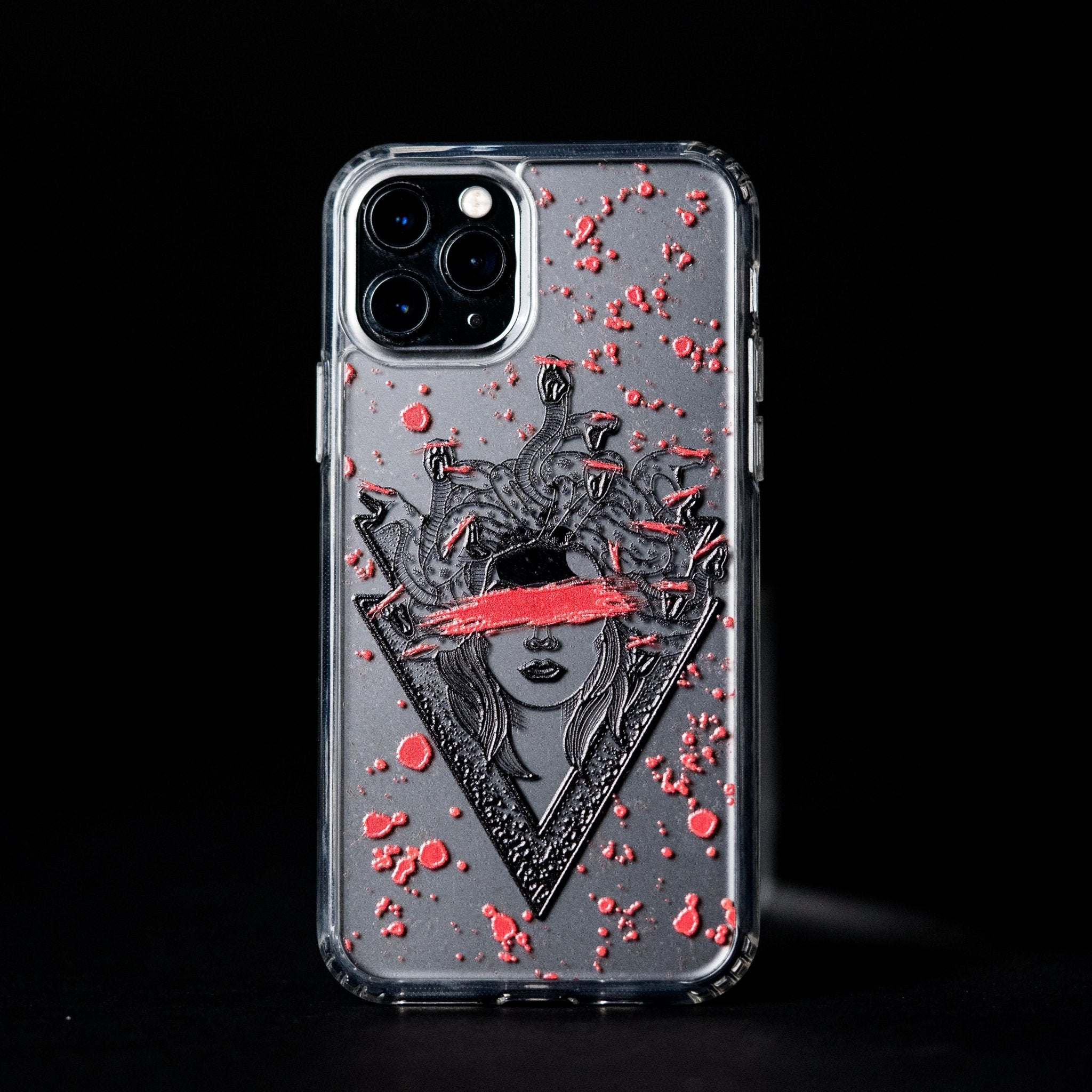 SLASHED Clear iPhone case