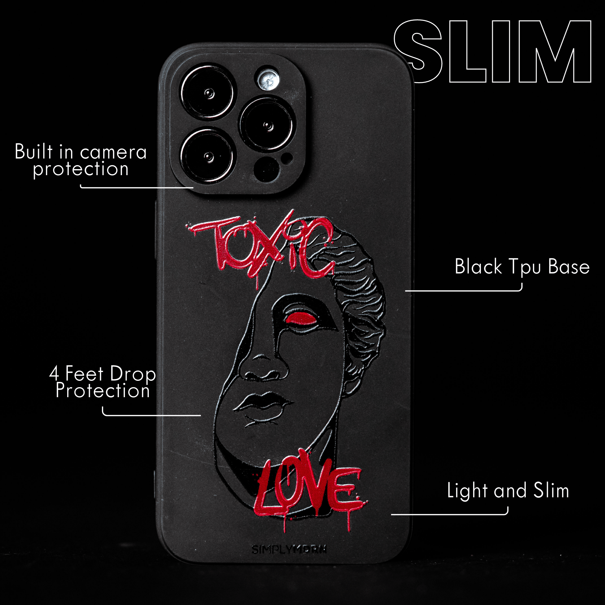 TOXIC LOVE Slim iPhone Case