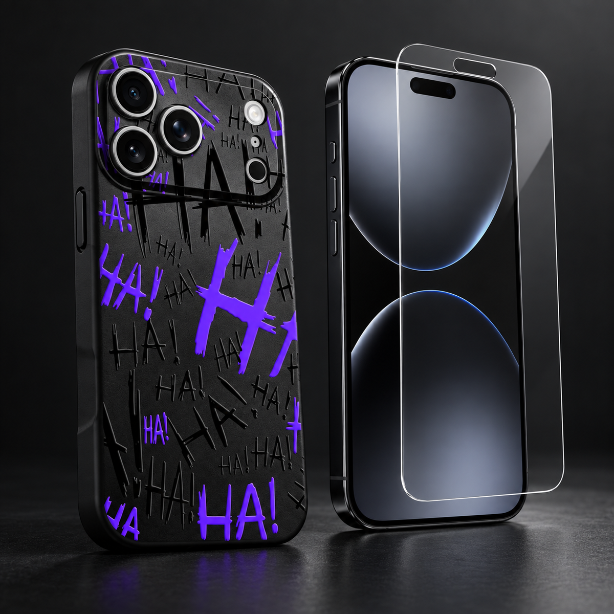 JOKSTER PURPLE + Screen Protector | iPhone Bundle | listing image 3 of 5