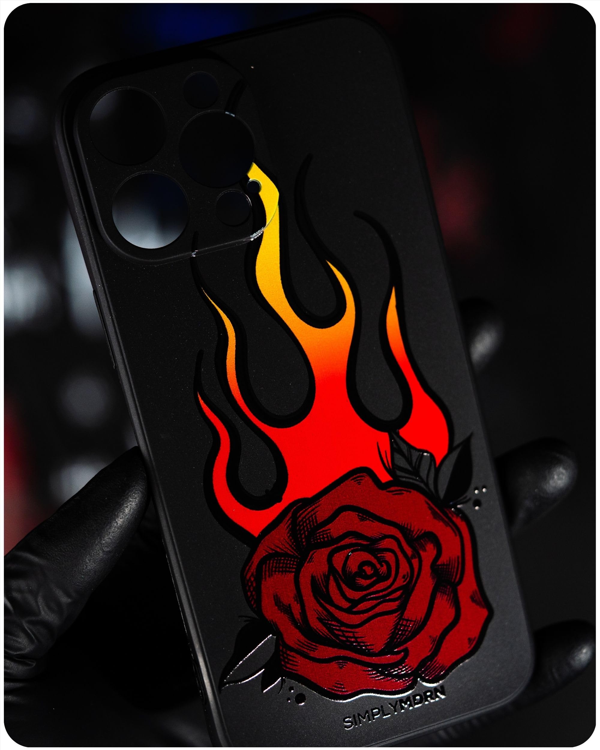 FLAMING PETALS [SLIM SERIES] [IPHONE 14 PRO MAX]