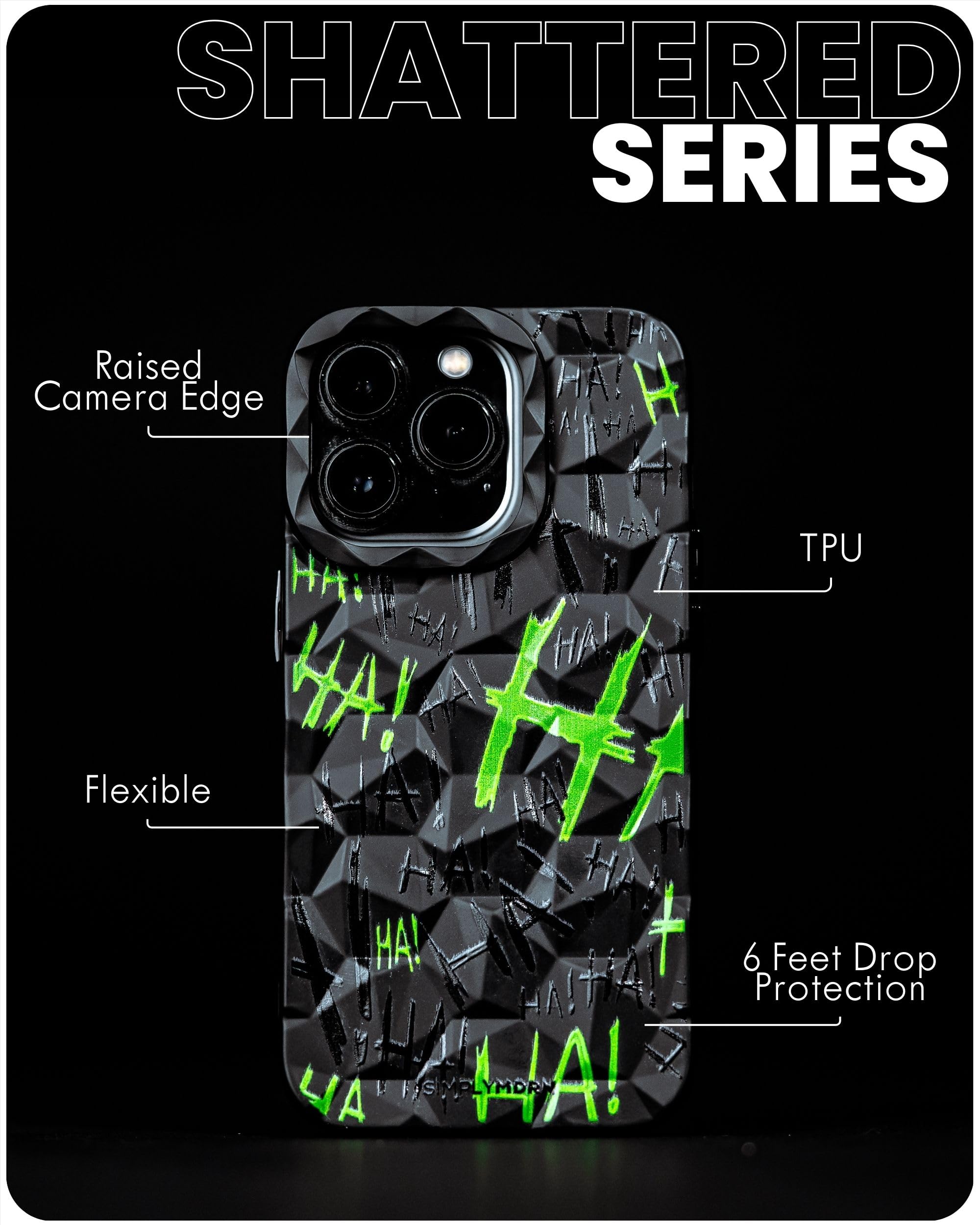 JOK3STER [SHATTERED SERIES] [IPHONE 14 PRO MAX CASE]