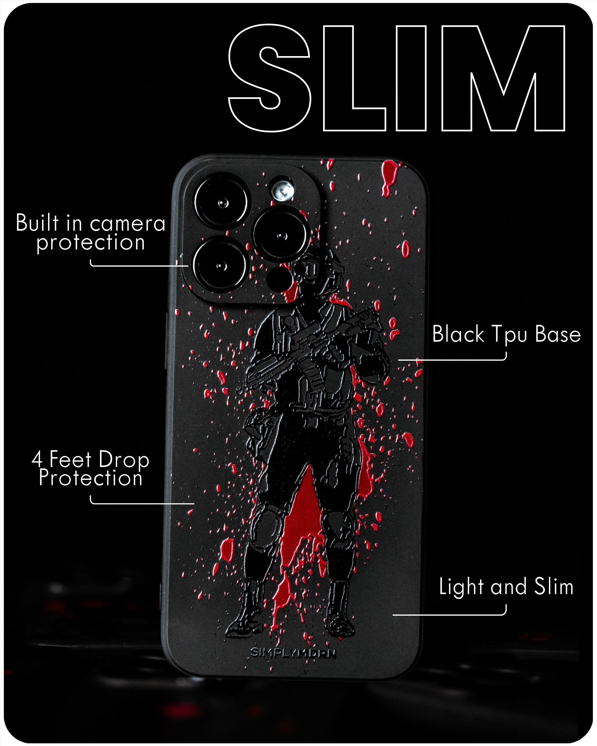 PSYCHOTIC [SLIM SERIES] [IPHONE 14 PRO CASE]