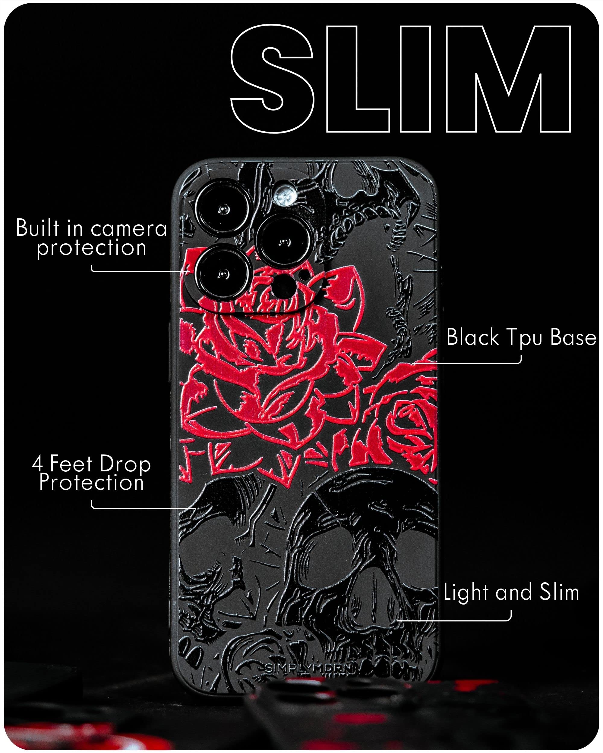 DARK ROSE [SLIM SERIES] [IPHONE 13 PRO]