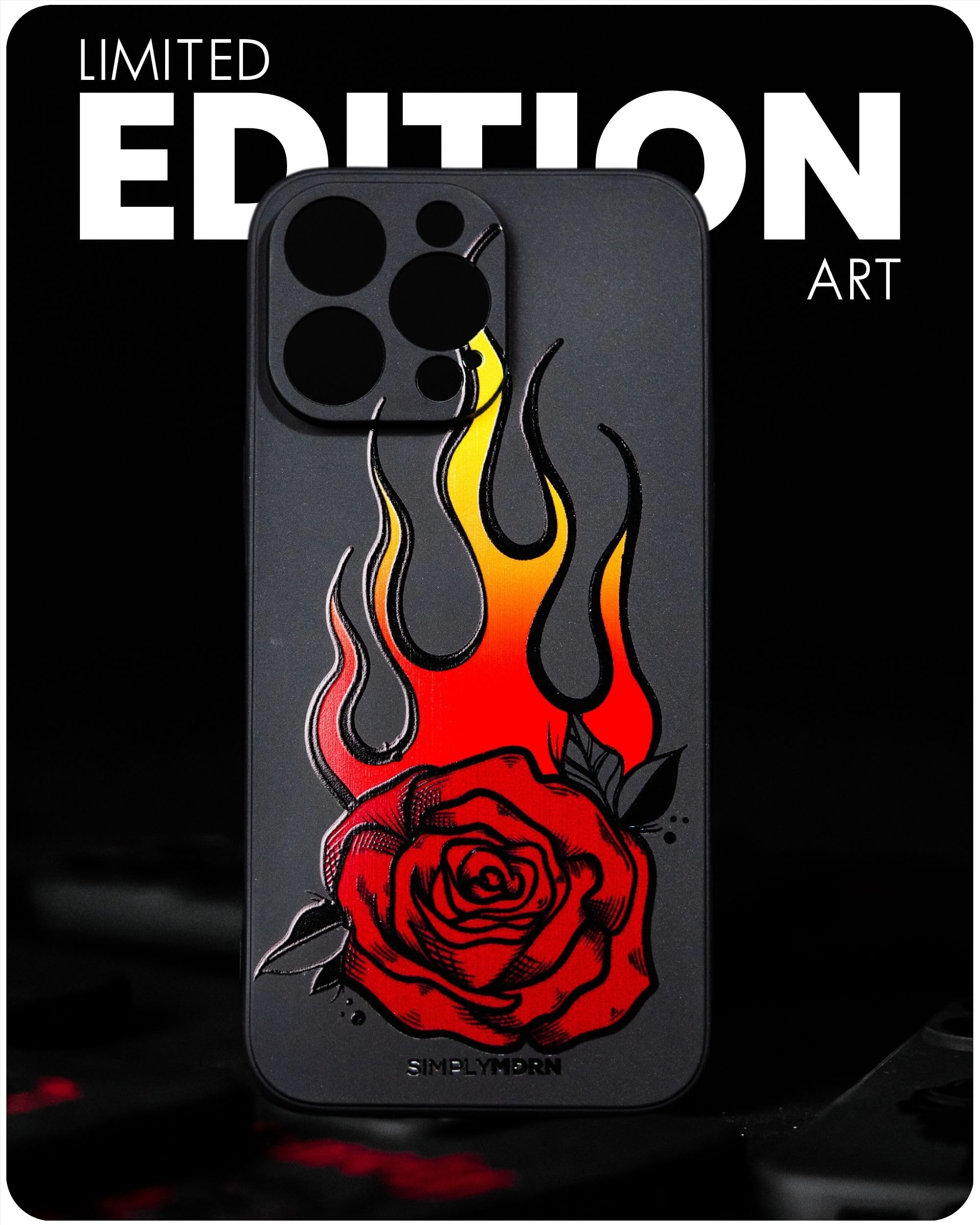 FLAMING PETALS [SLIM SERIES] [IPHONE 13 PRO MAX]