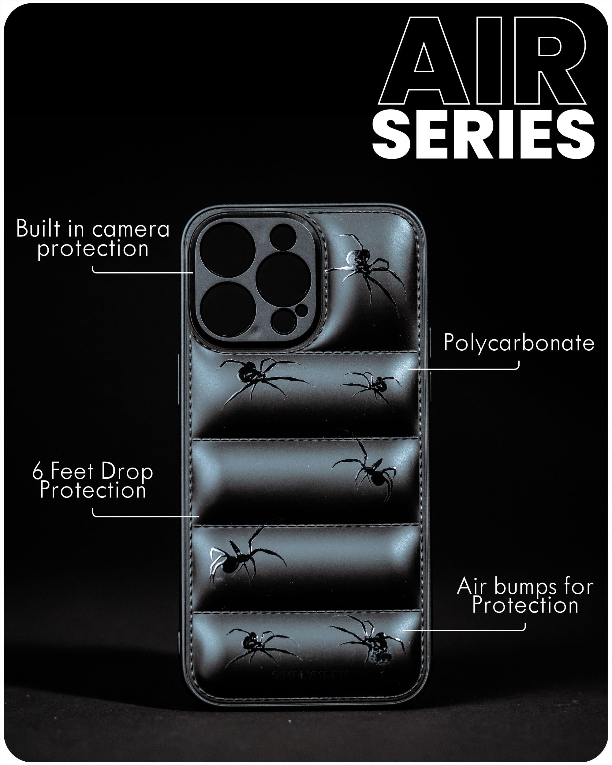 SPIDERZ [AIR SERIES] [IPHONE 14 PRO MAX CASE]