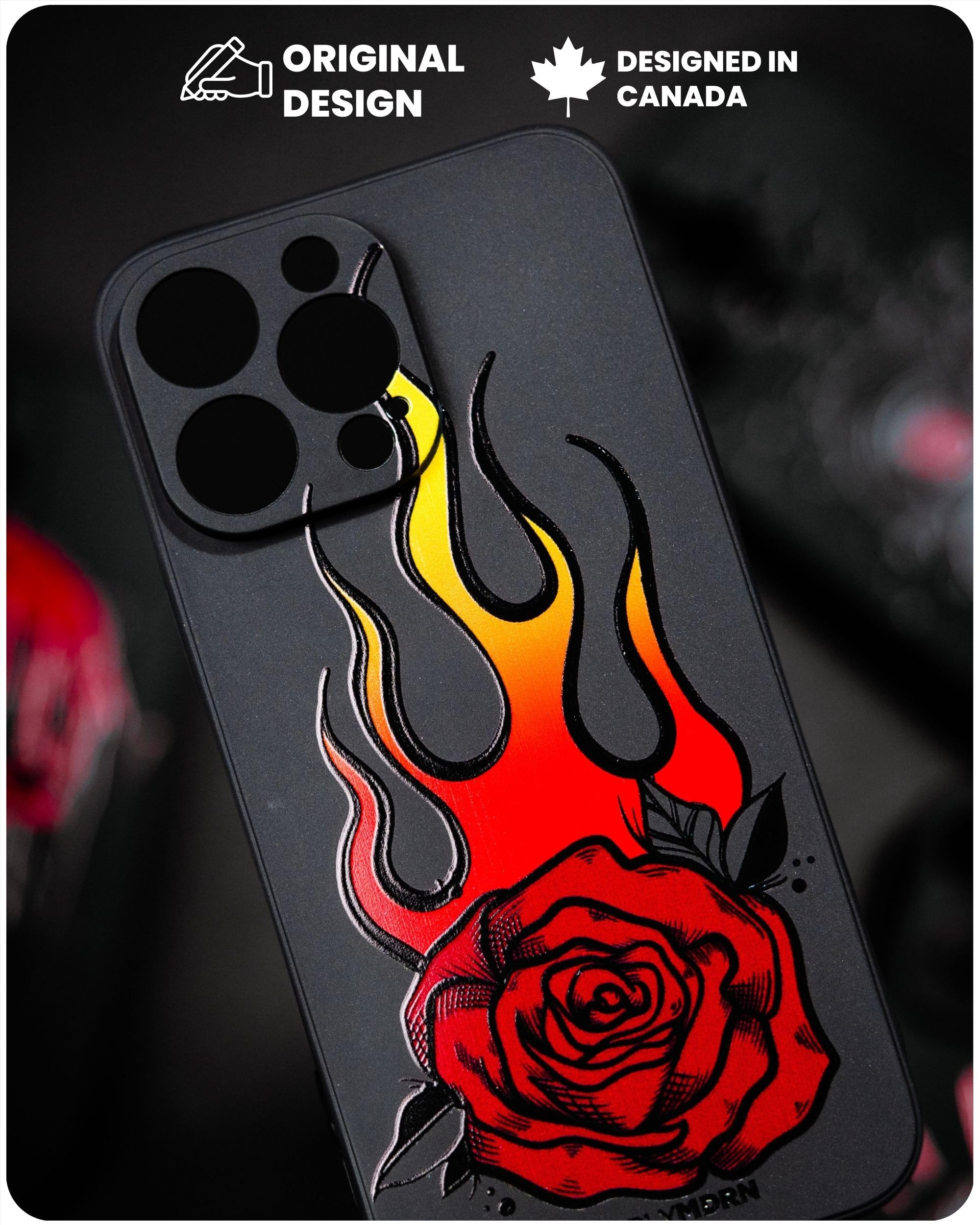 FLAMING PETALS [SLIM SERIES] [IPHONE 14 PRO MAX]