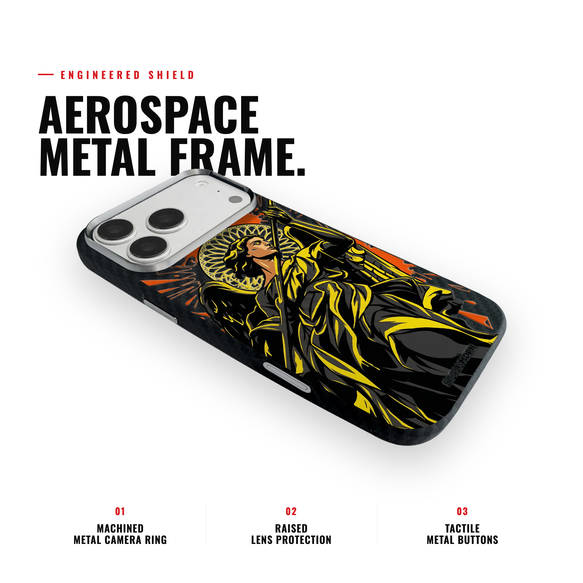 ANGELIC GRAFFITI Carbon [S2] iPhone case image 3