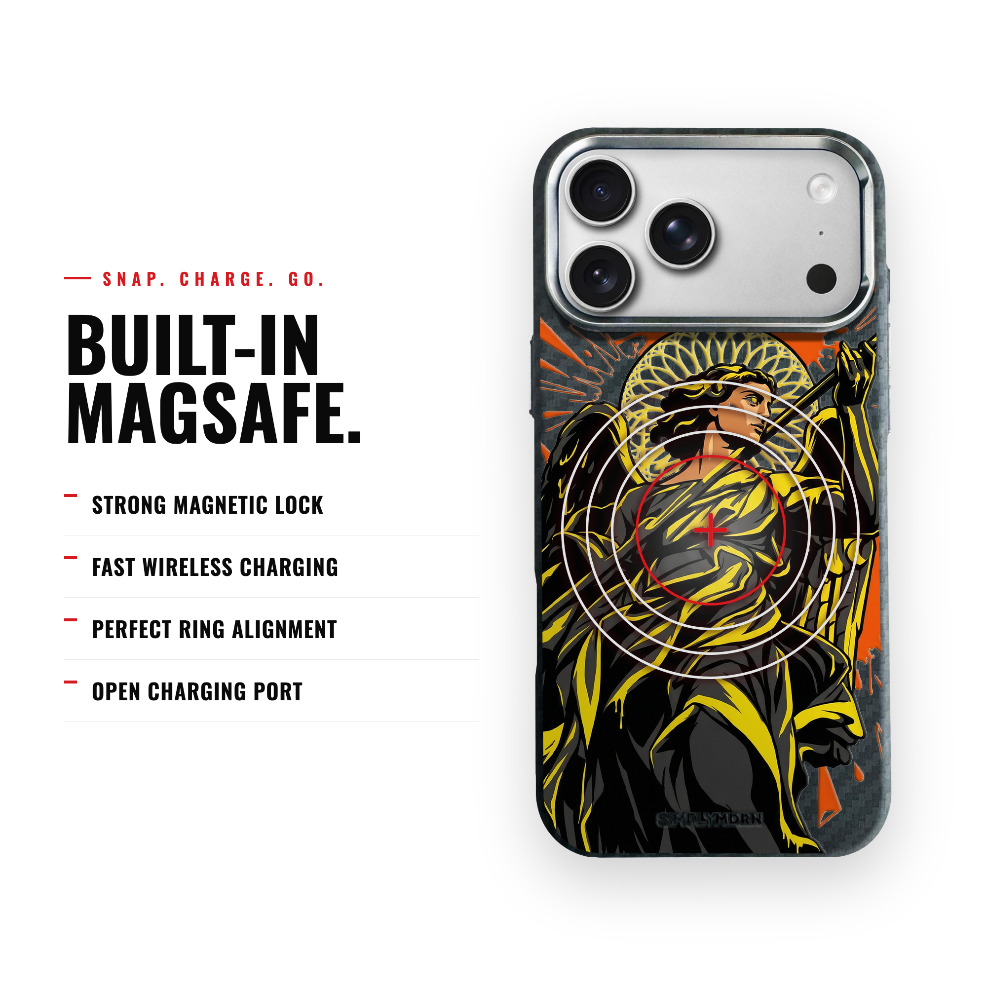 ANGELIC GRAFFITI Carbon [S2] iPhone case image 4