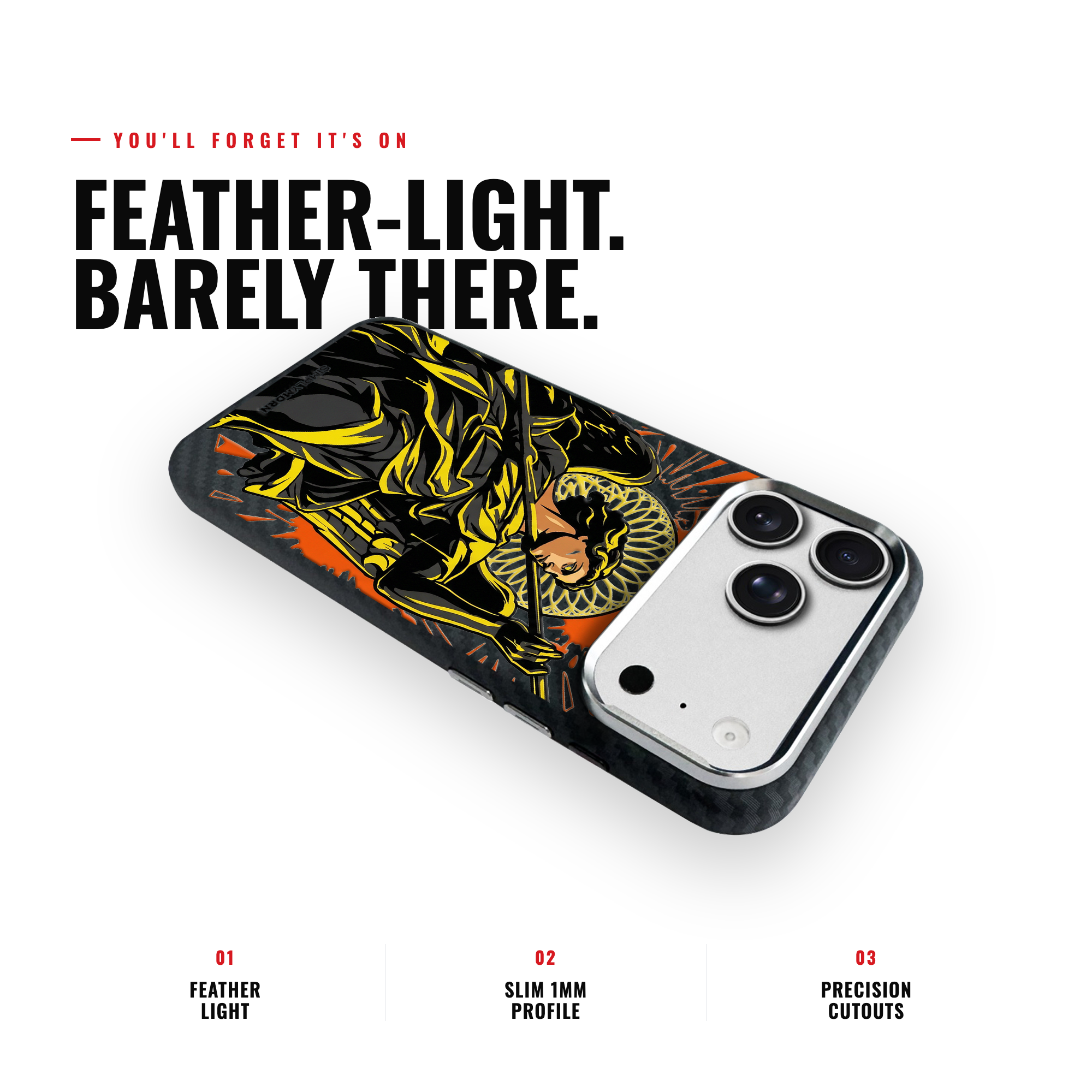 ANGELIC GRAFFITI Carbon [S2] iPhone case image 6