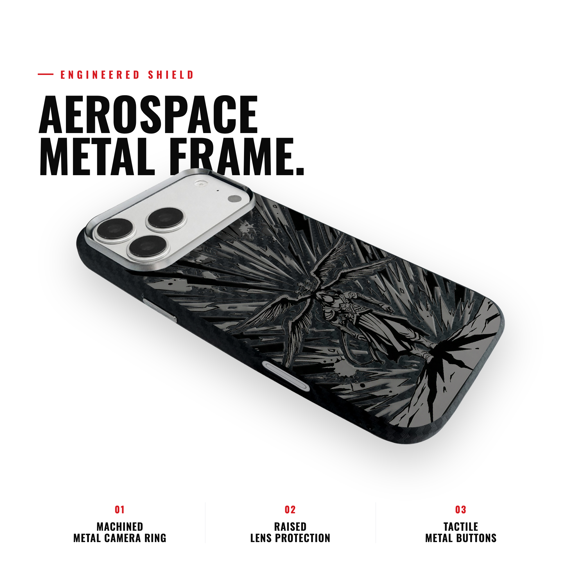 ANGELIC WARRIOR Carbon [S2] iPhone case image 3