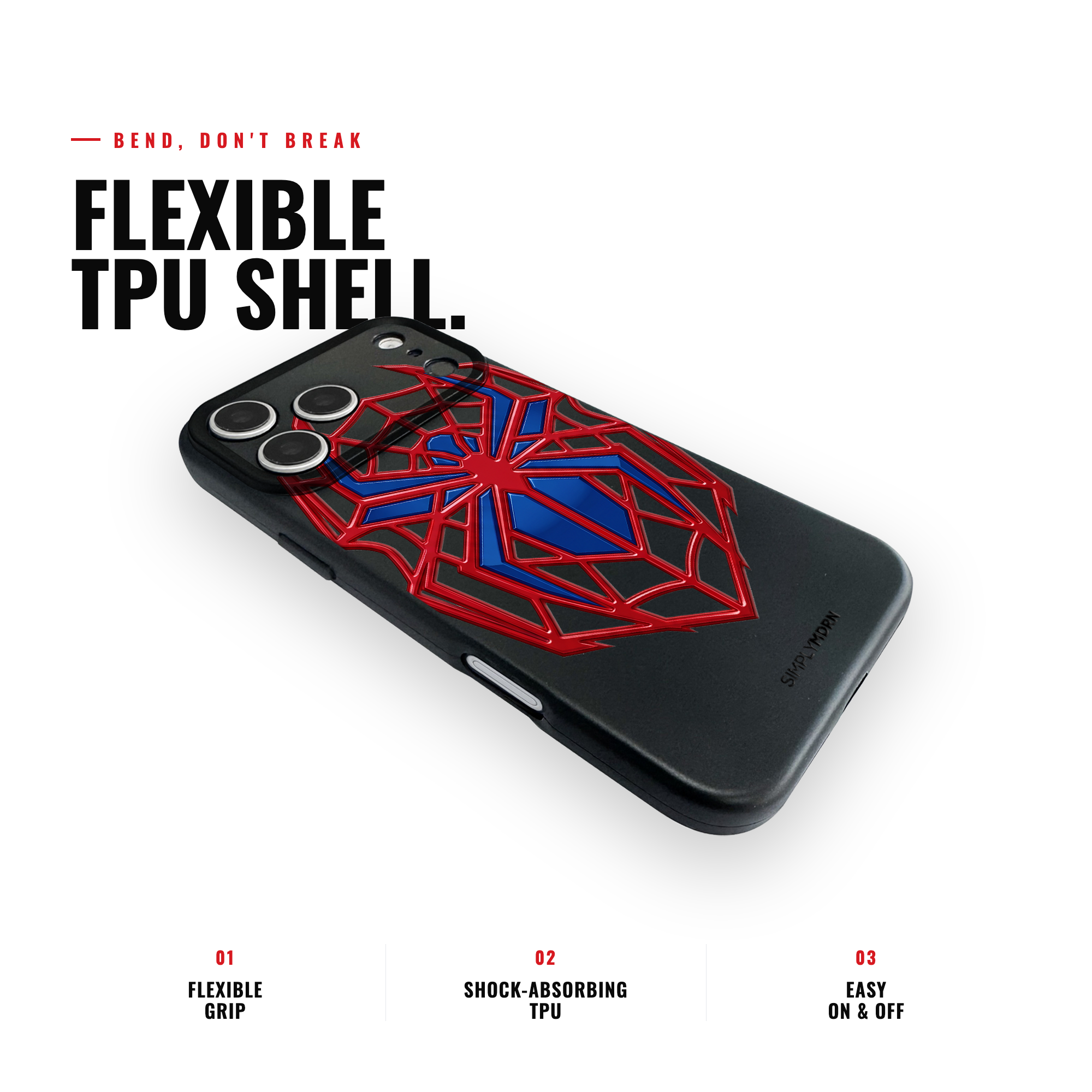 ARACHNID WEB TEXTURE Slim [S2] iPhone case image 3