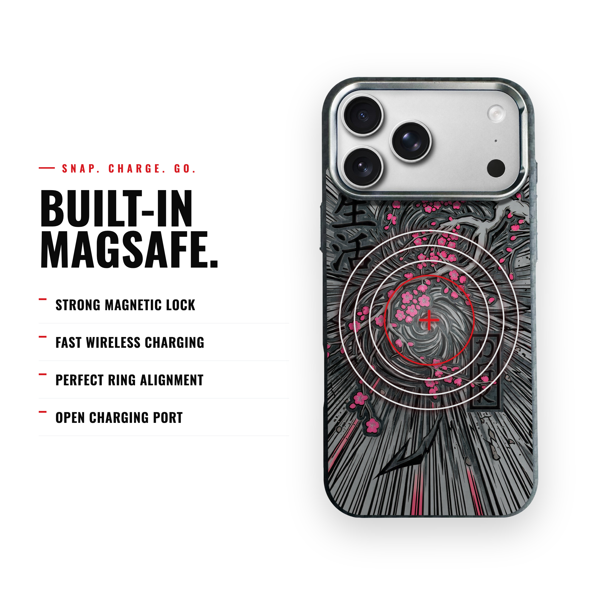 BLOSSOM SERENITY Carbon [S2] iPhone case image 4
