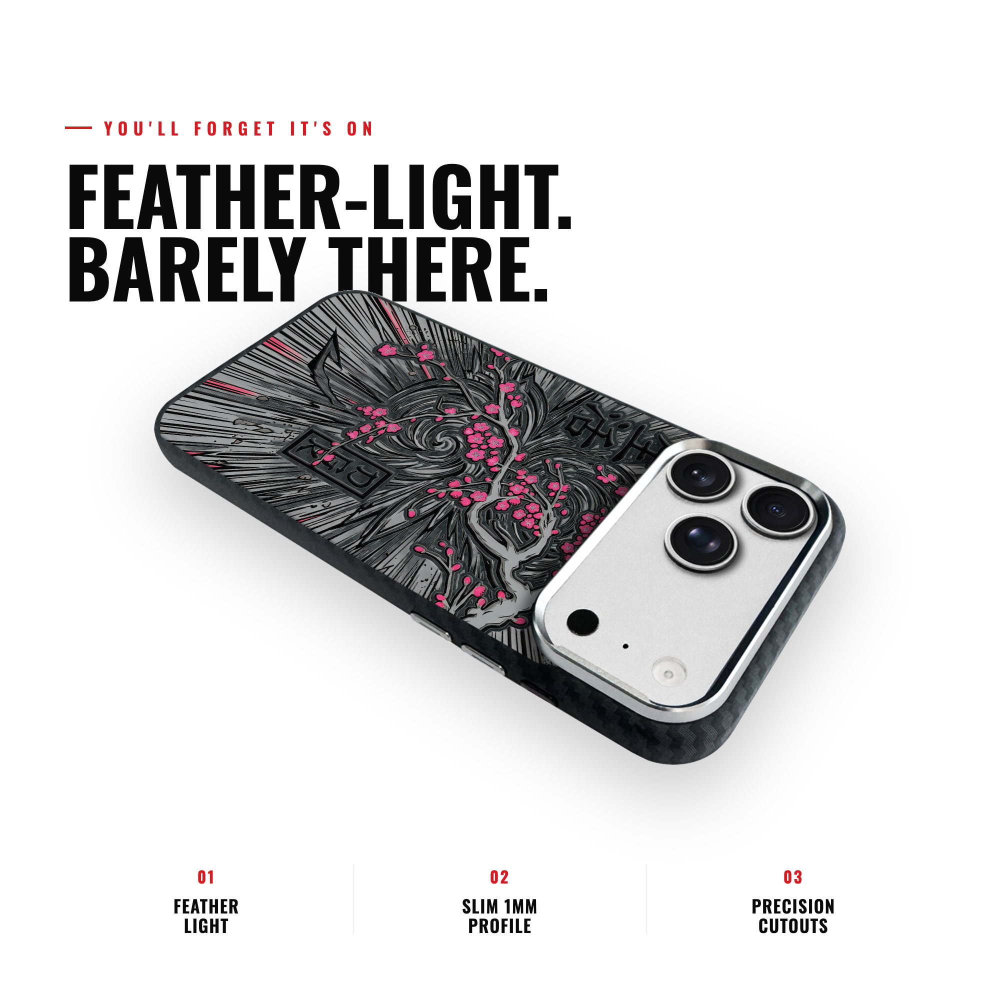 BLOSSOM SERENITY Carbon [S2] iPhone case image 6