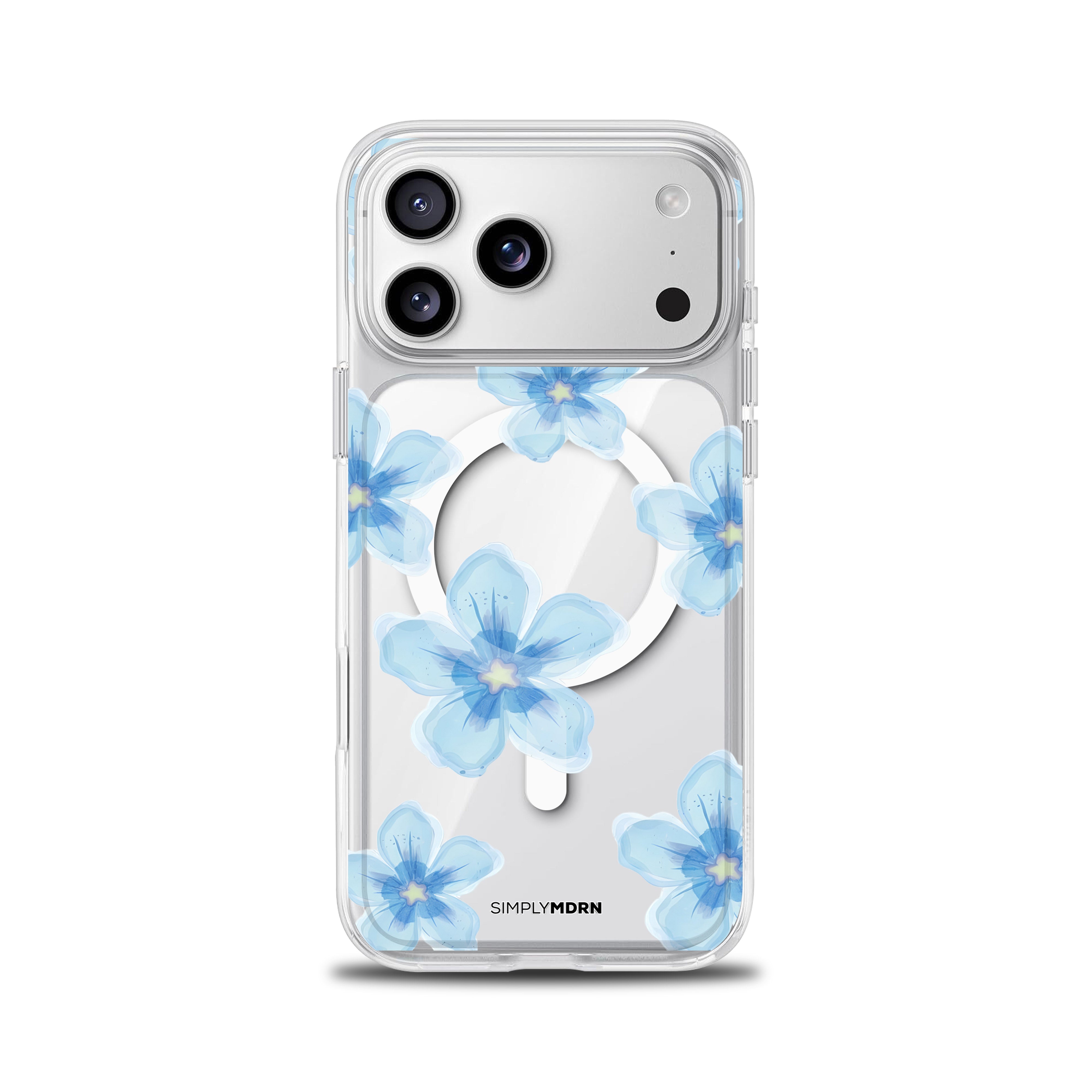 BLUE BLOSSOM BREEZE [CLR+] IPHONE CASE