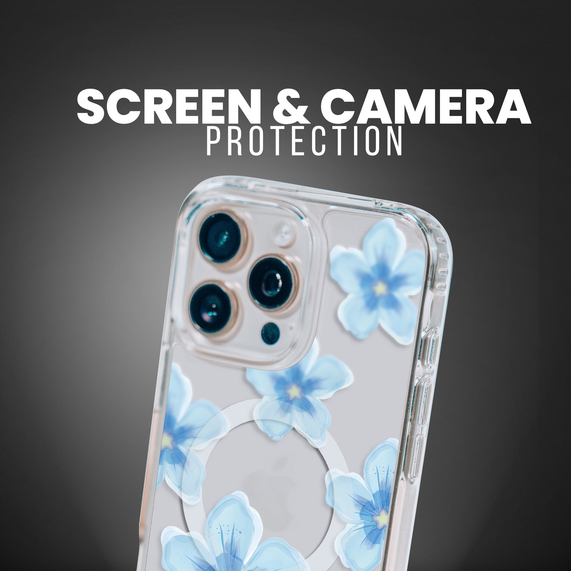 BLUE BLOSSOM BREEZE [CLR+] IPHONE CASE