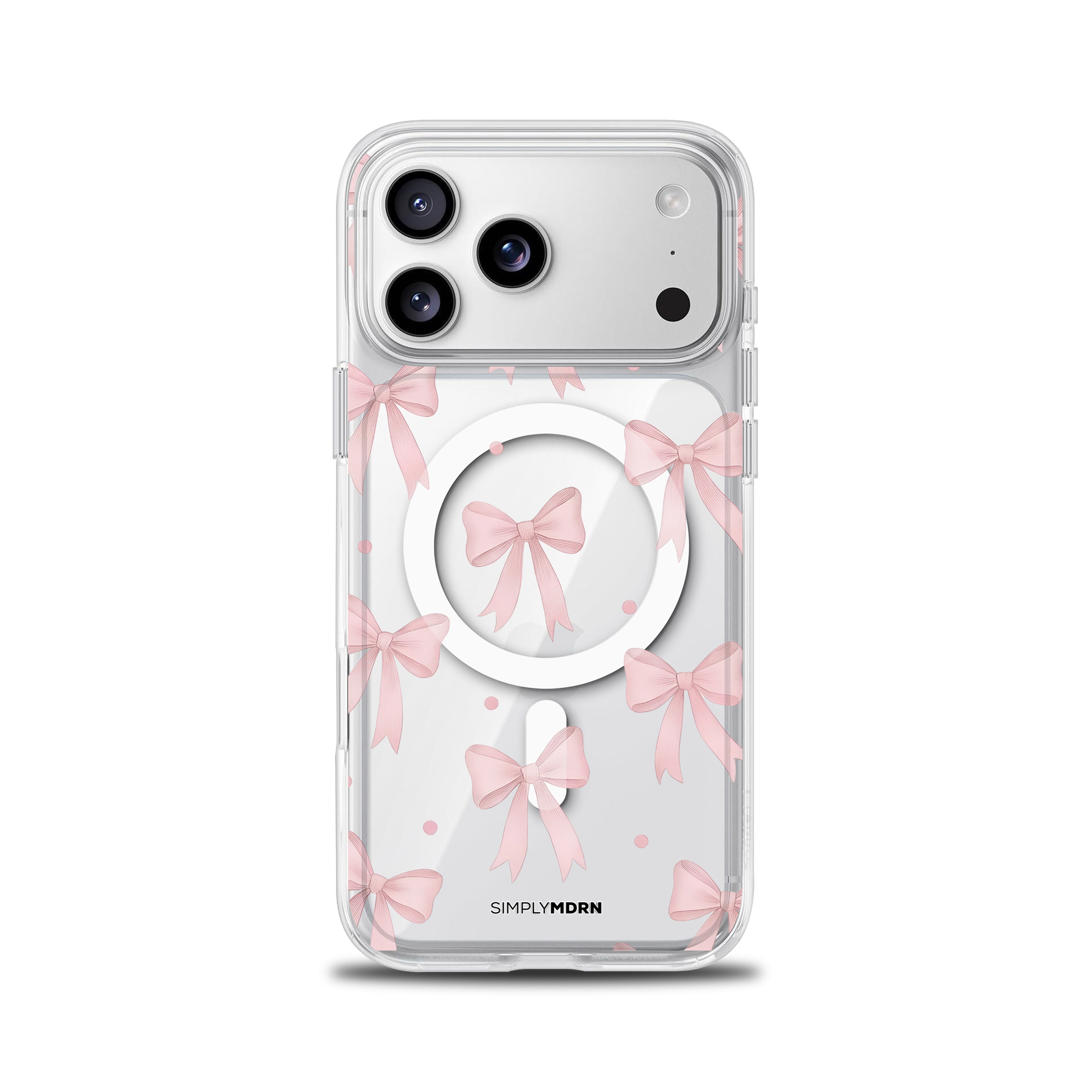 BLUSH BOW DREAMS [CLR+] IPHONE CASE