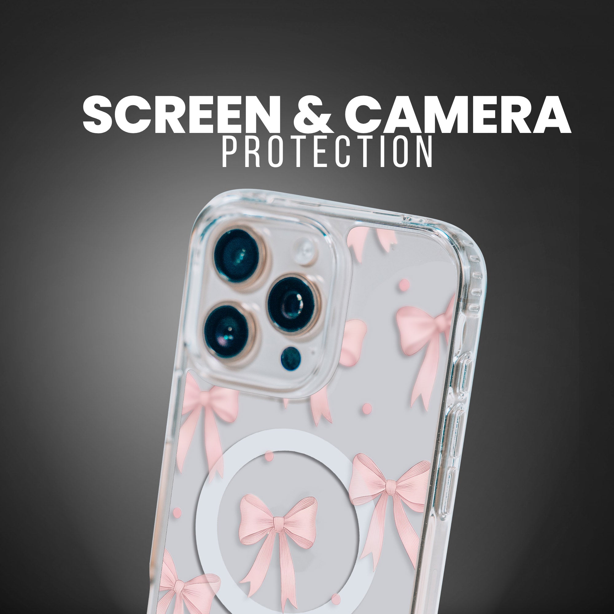 BLUSH BOW DREAMS [CLR+] IPHONE CASE