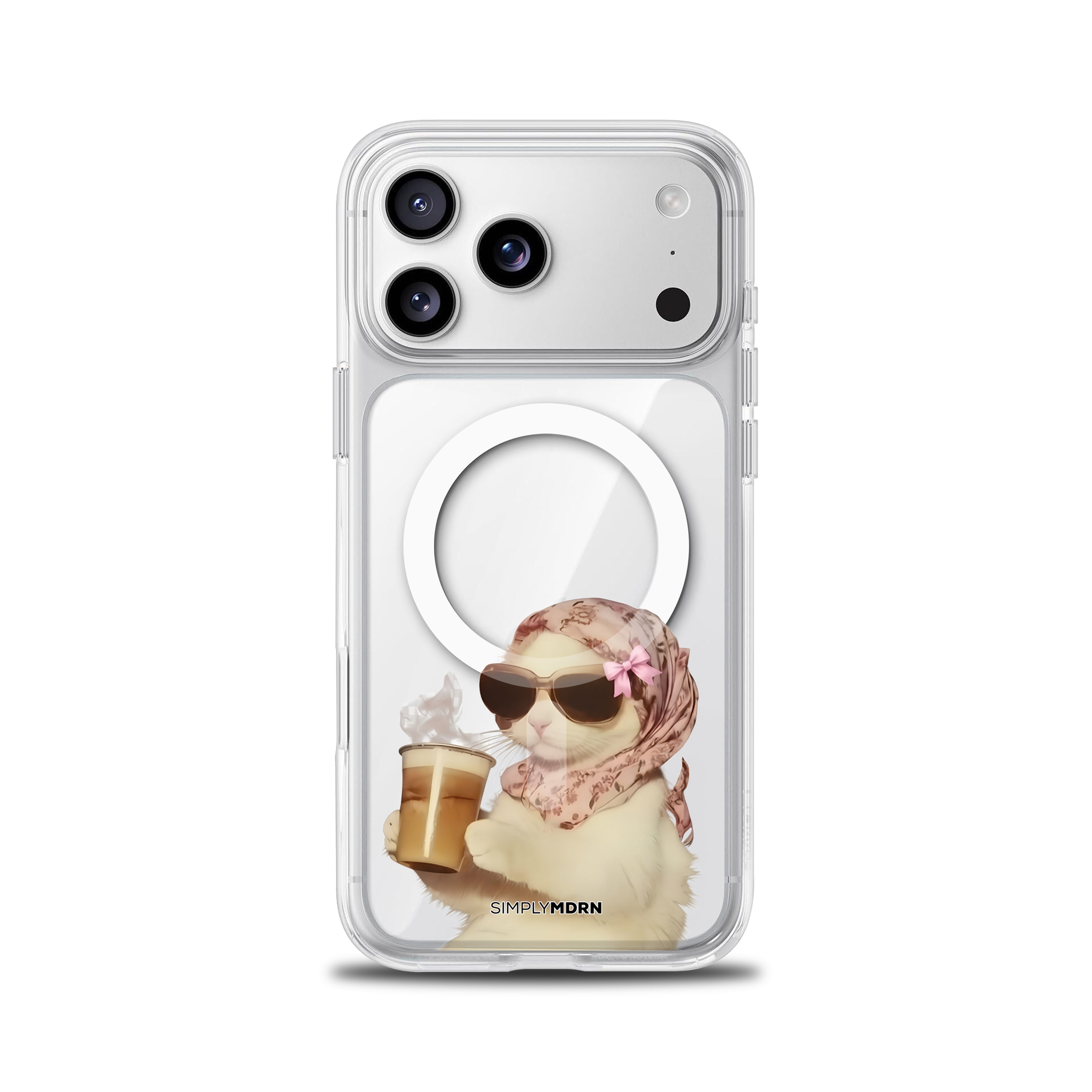 CAFFEINE KITTY [CLR+] IPHONE CASE