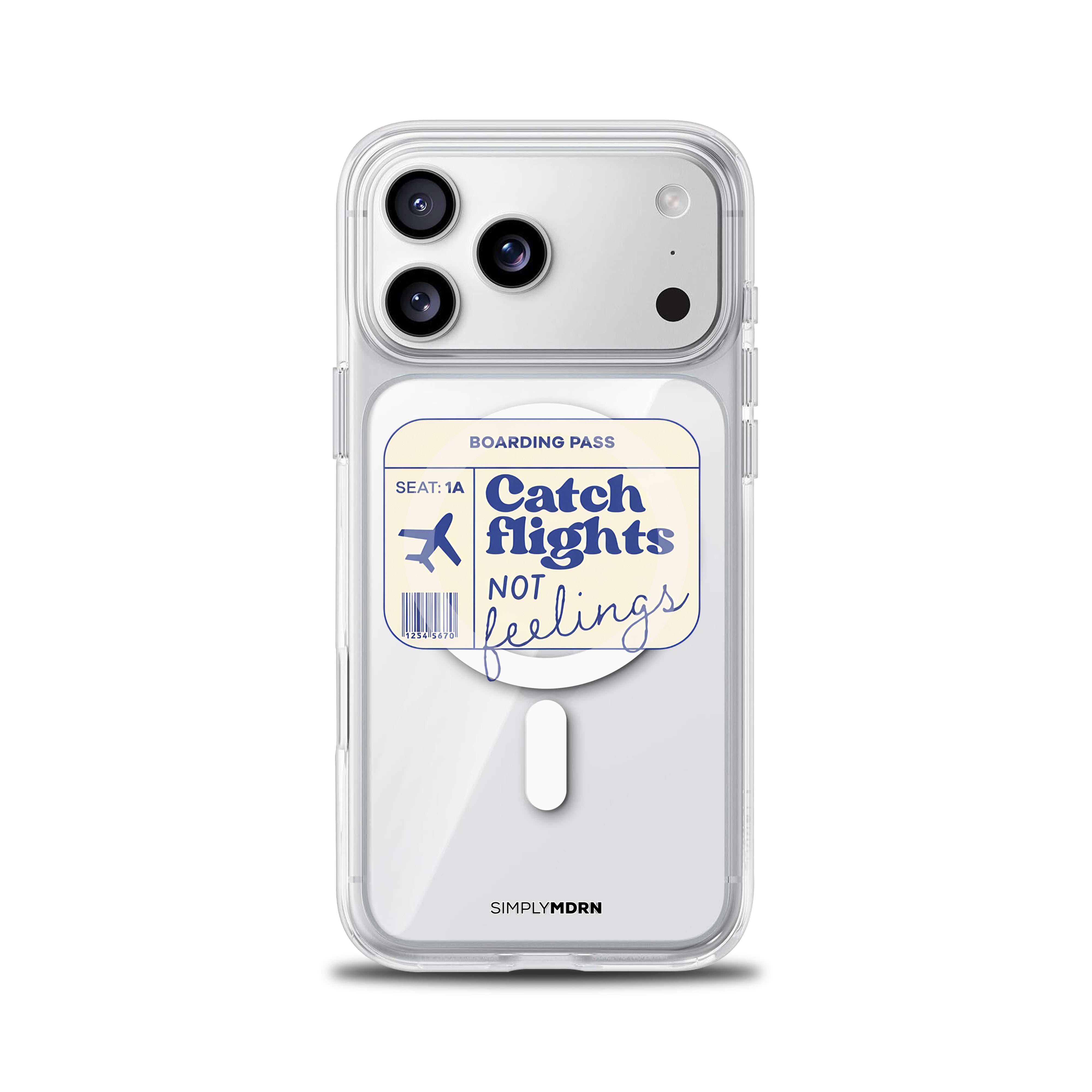 CATCH FLIGHTS NOT FEELINGS [CLR+] IPHONE CASE