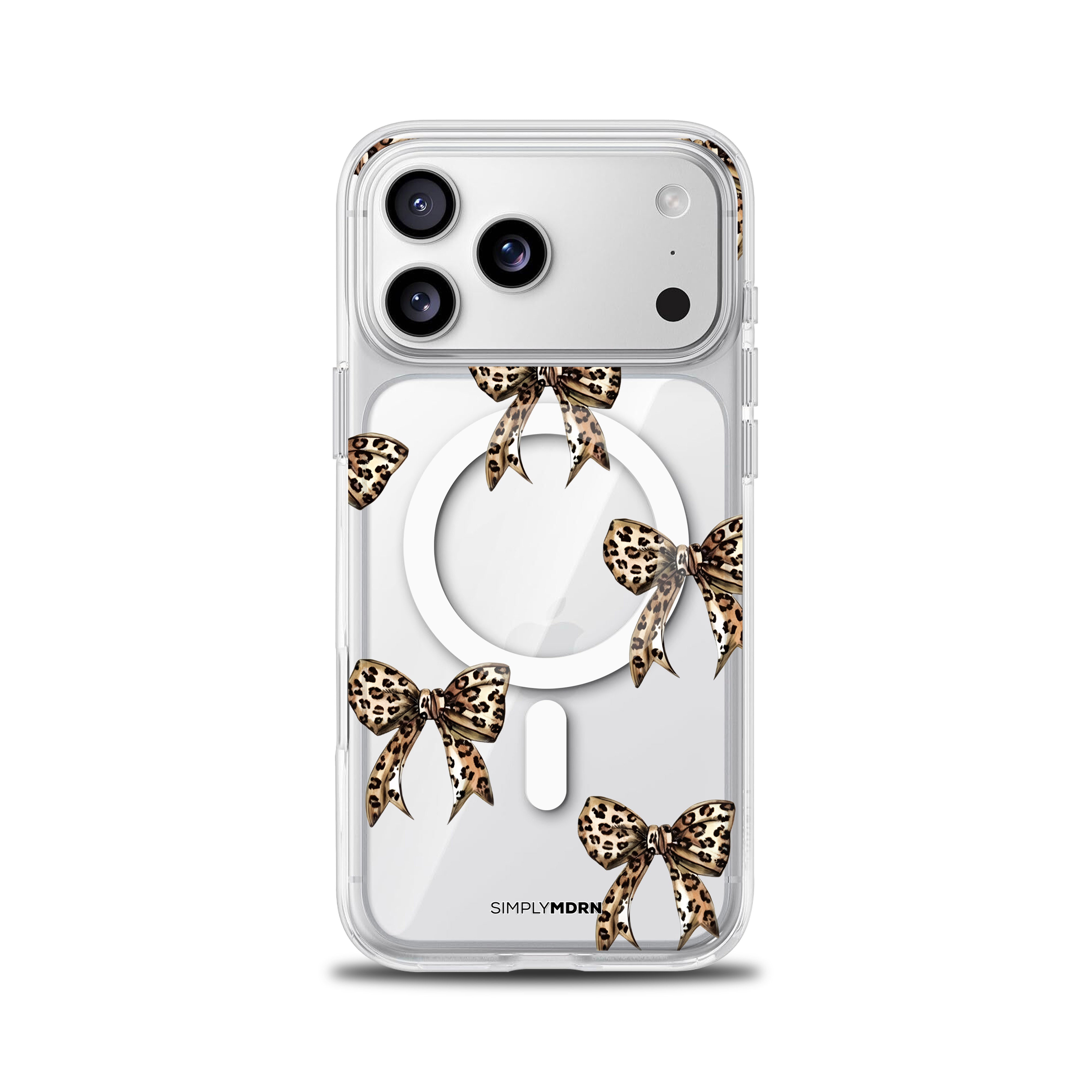 CHEETAH BOWS [CLR+] IPHONE CASE