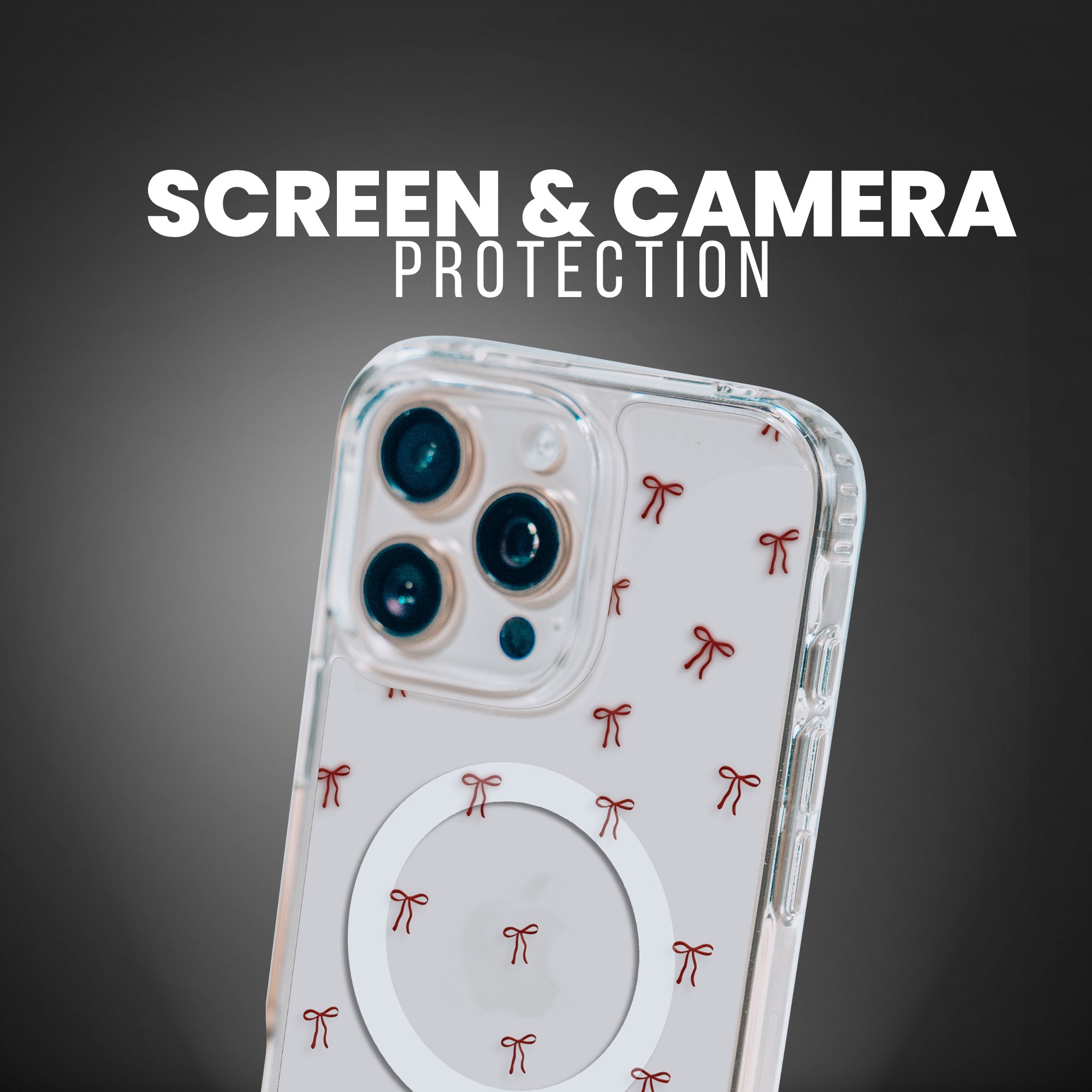 CHERRY RIBBON [CLR+] IPHONE CASE