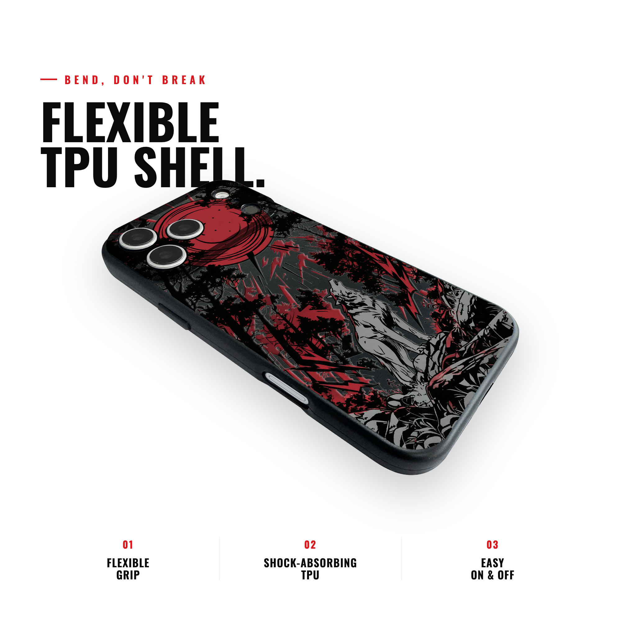 CRIMSON HOWL Slim [S2] iPhone case image 3