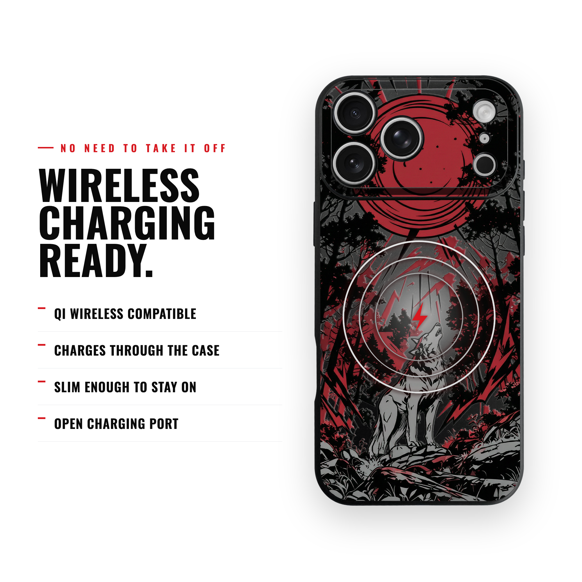 CRIMSON HOWL Slim [S2] iPhone case image 4