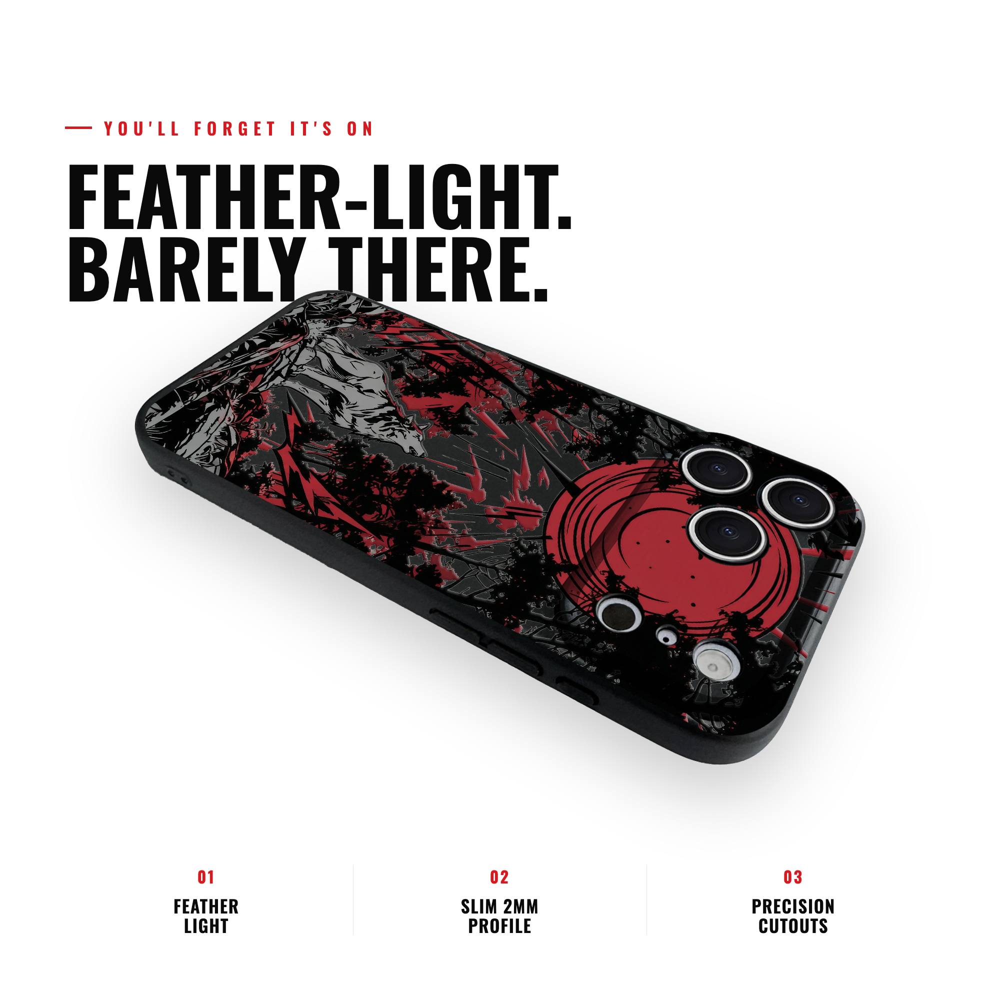 CRIMSON HOWL Slim [S2] iPhone case image 6