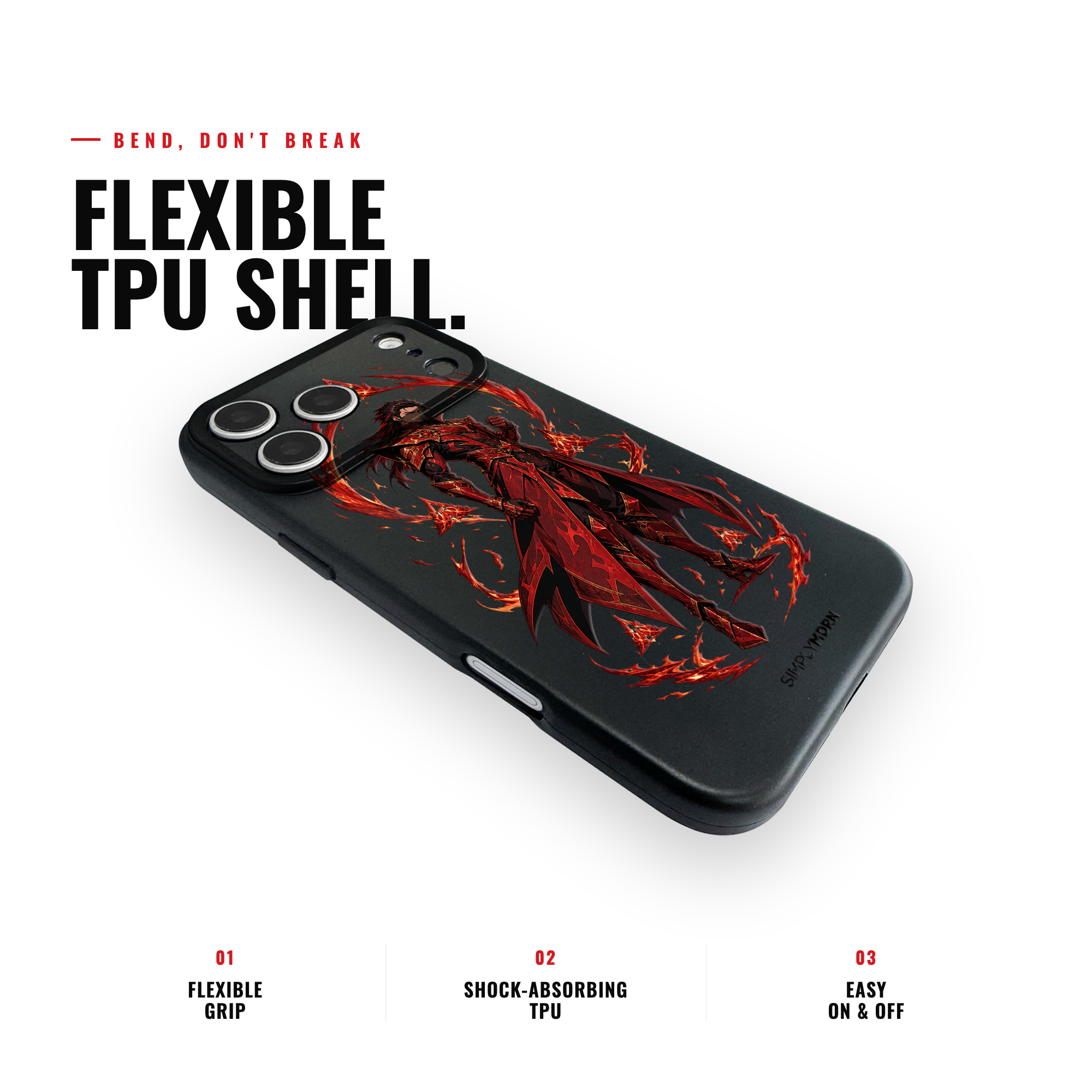 Crimson Pyre Slim [S2] iPhone case image 3